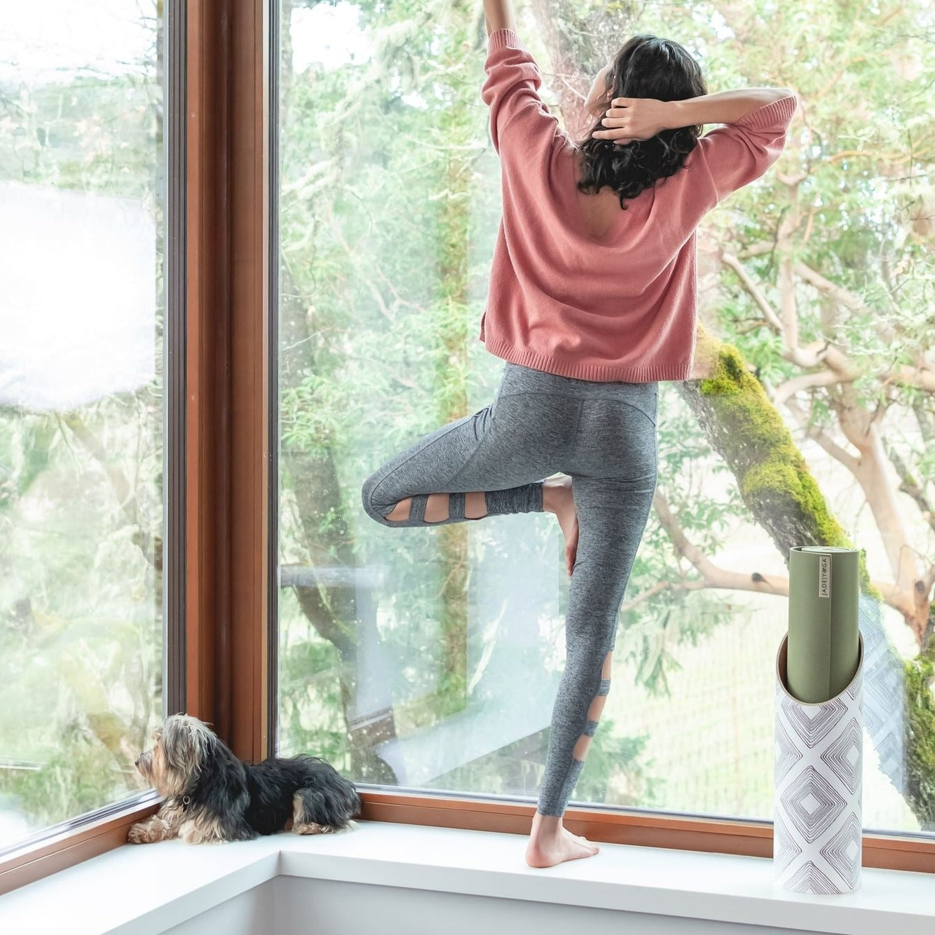 Rhombi Yoga Mat Tube by Mache