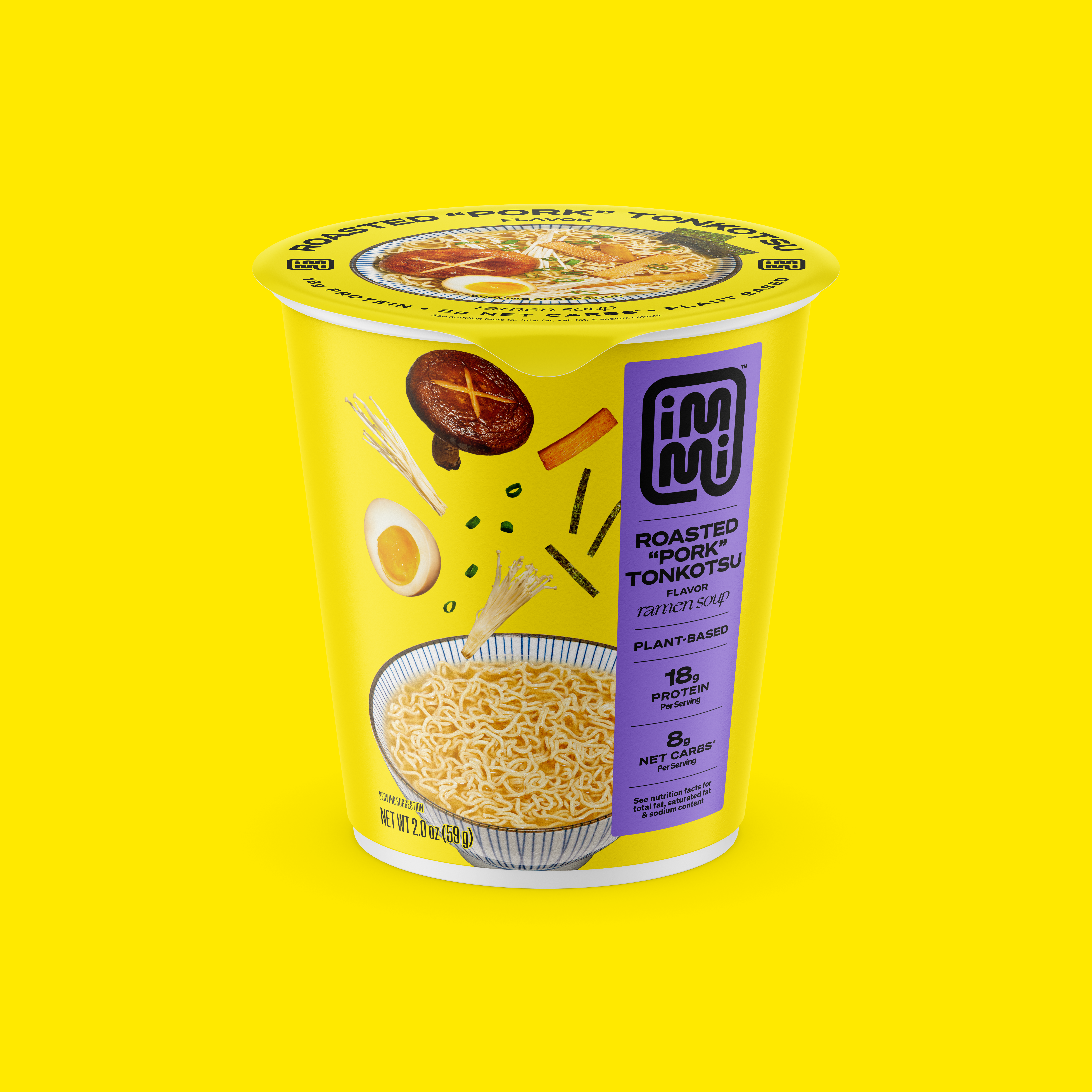 Roasted "Pork" Tonkotsu Cup Ramen by immi