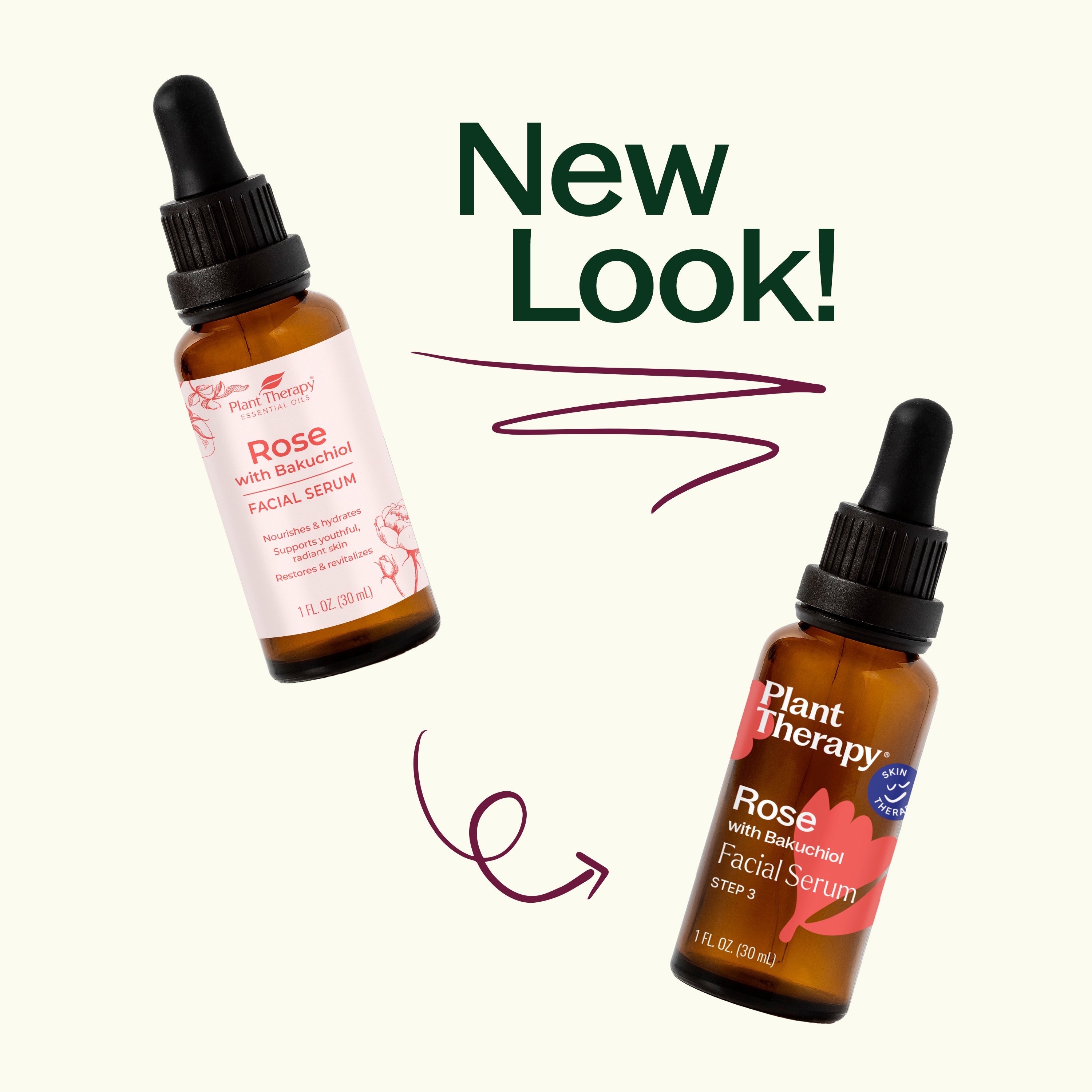 Rose with Bakuchiol Facial Serum by Plant Therapy