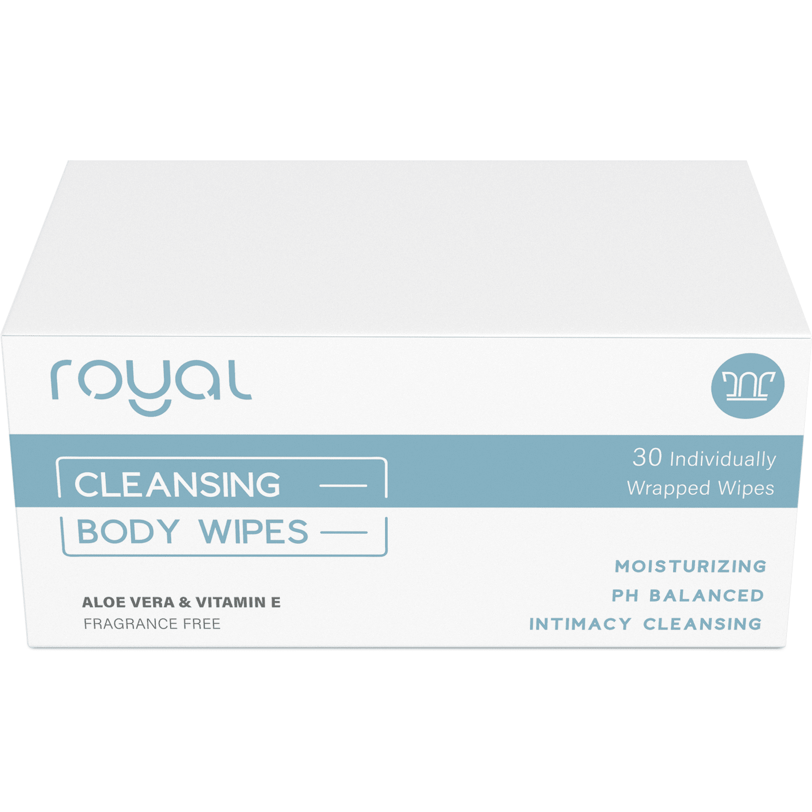 Intimate Cleansing Individually Wrapped Wipes by Royal Intimacy