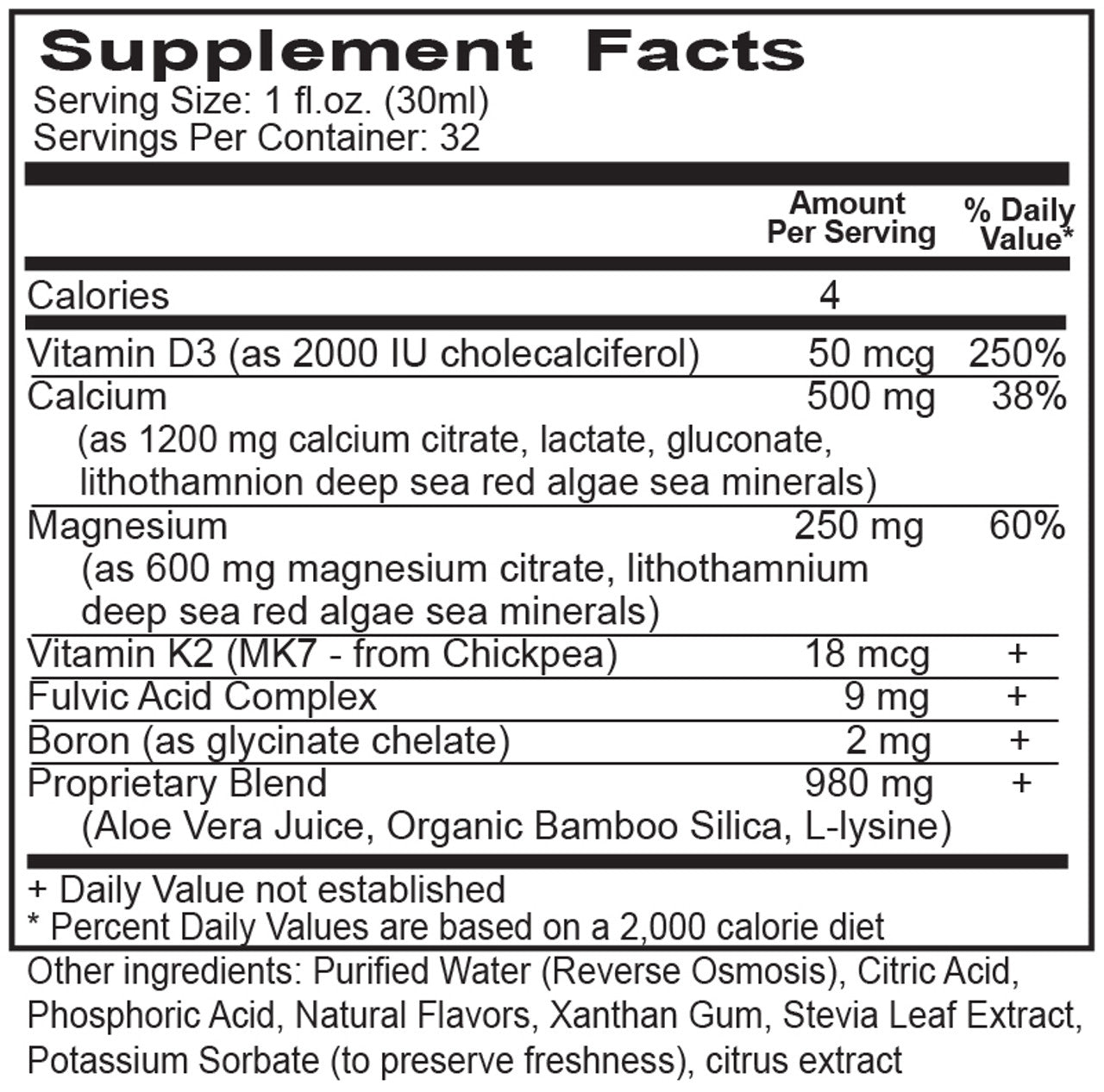 Cal-Mag Liquid Supplement, 32 Oz.