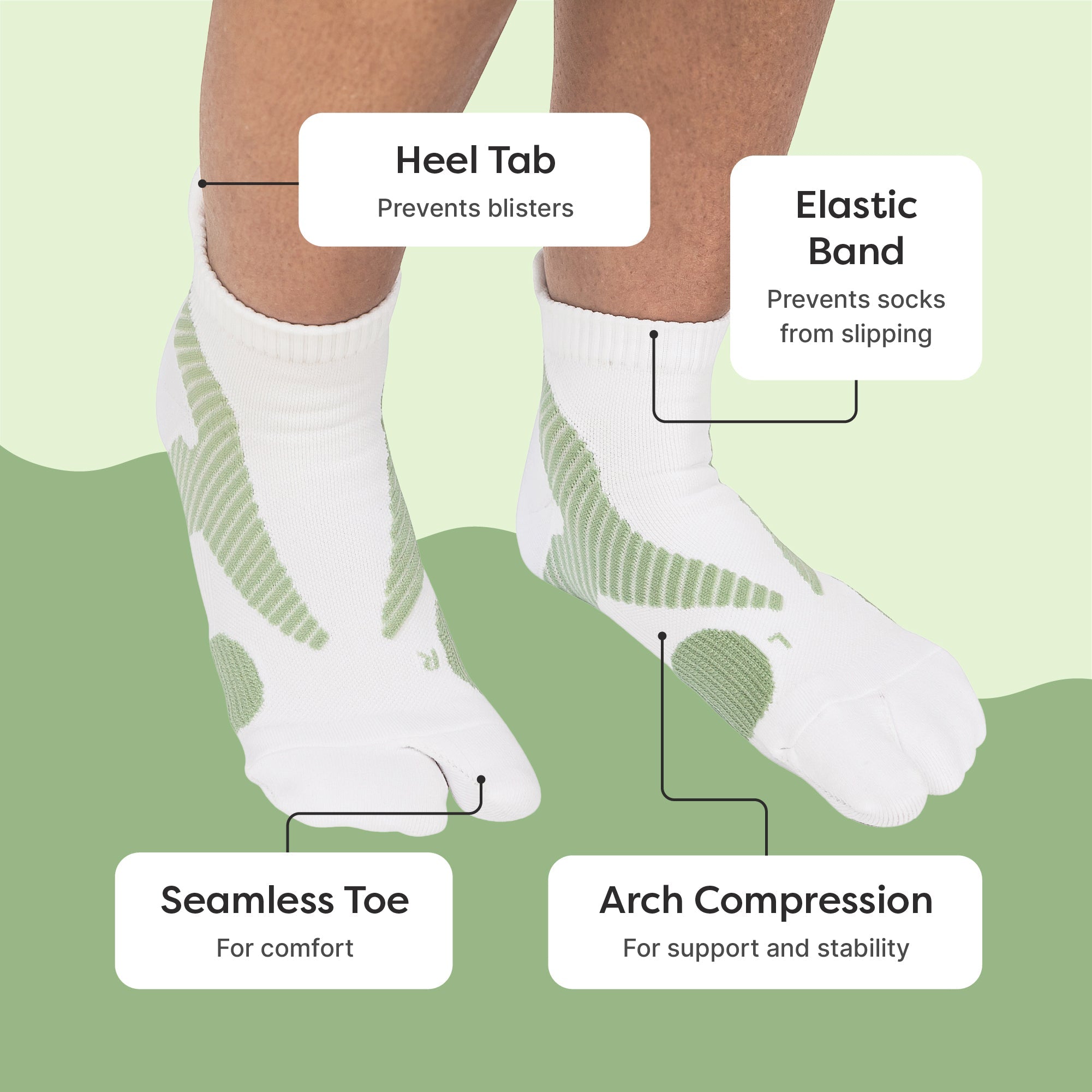Split-Toe Bunion Relief Socks by ZenToes