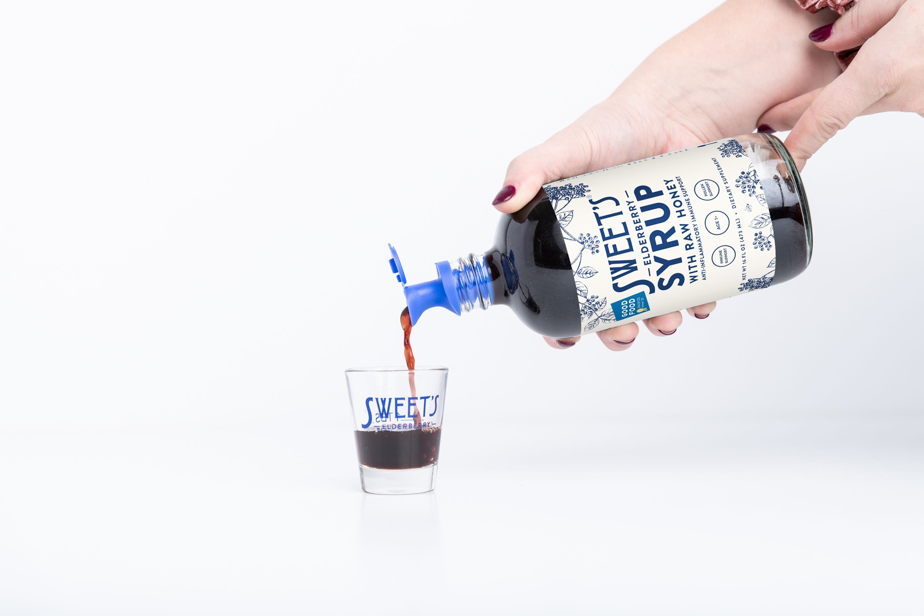 Elderberry Syrup with Raw Honey