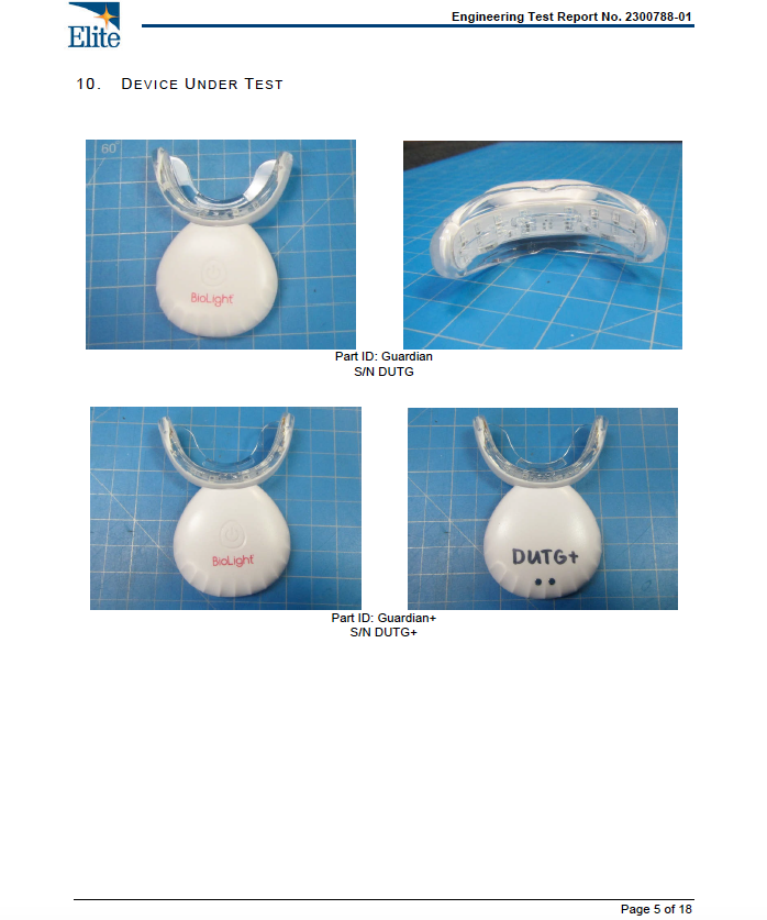 Guardian+ Oral Device with Patent-Pending Blue & Red/NIR Light for Teeth Whitening & Oral Health