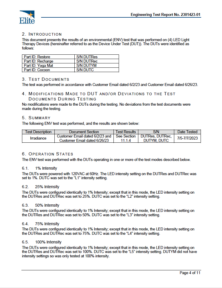 ReCharge Red Light Therapy Panel: Touch Screen, Adjustable Brightness & Pulsed Frequencies