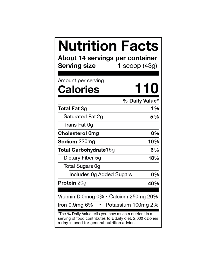 NØRSE CØDE Vanilla Plant Protein Powder by NØRSE CØDE