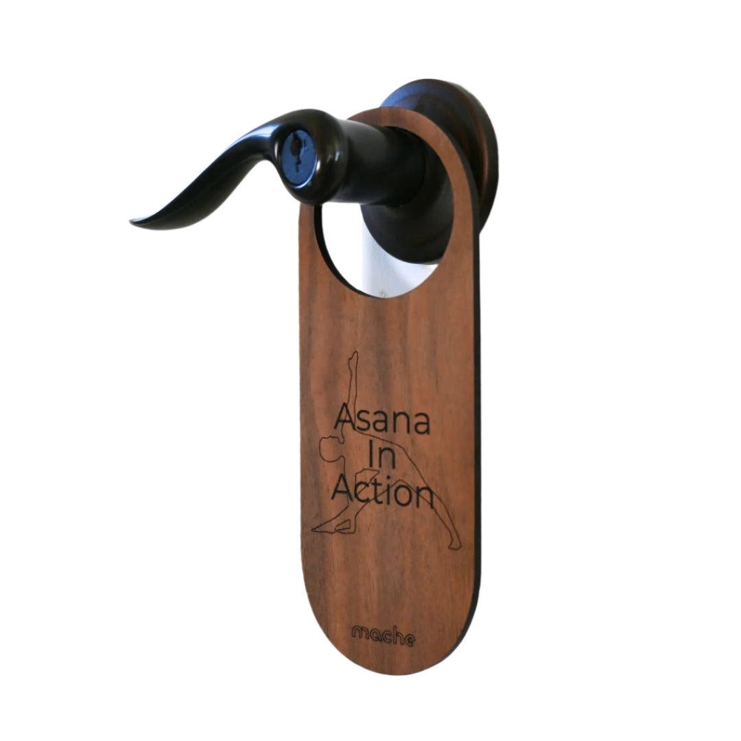 Self Care Signage | Yoga Door Hanger by Mache