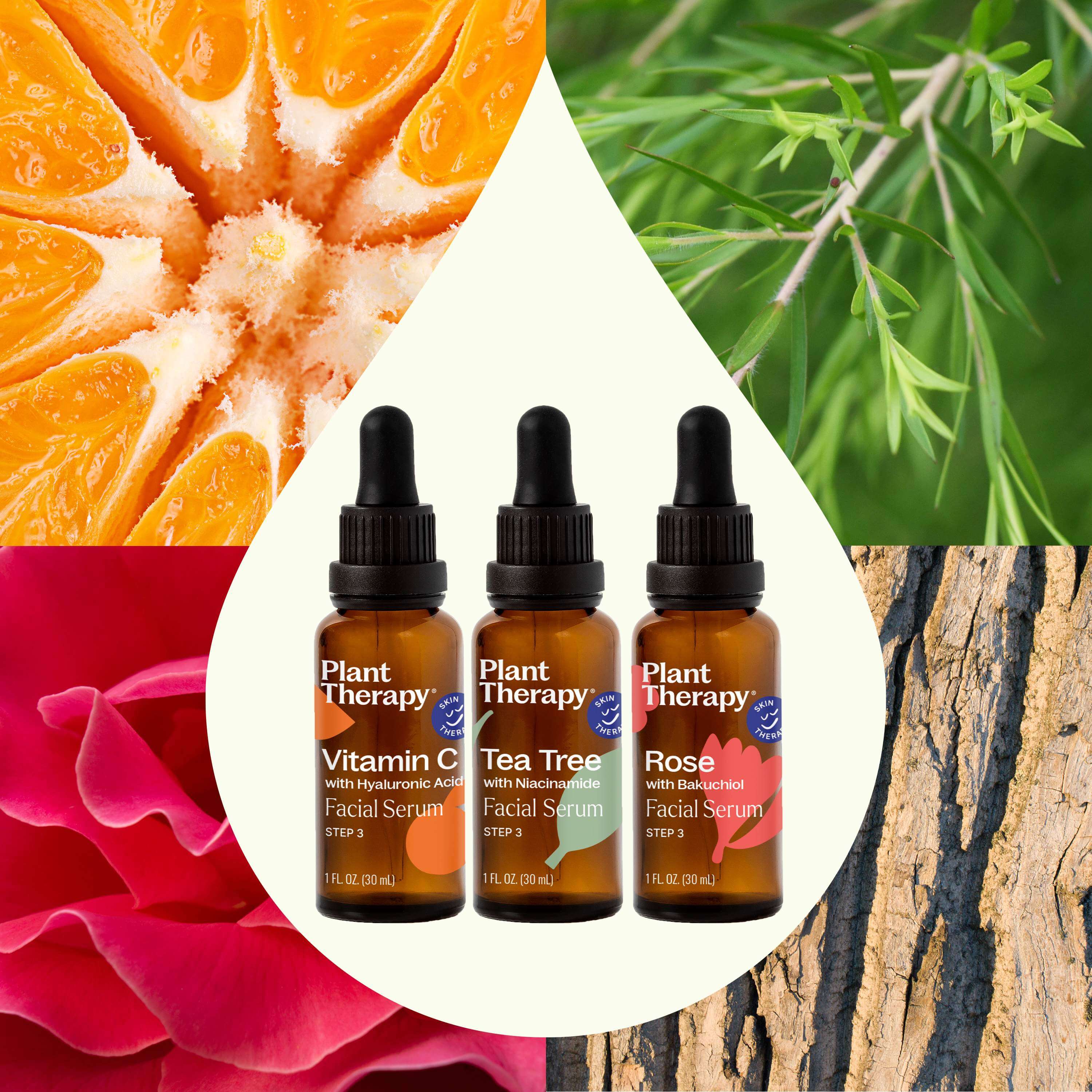 Facial Serum Trio Set by Plant Therapy