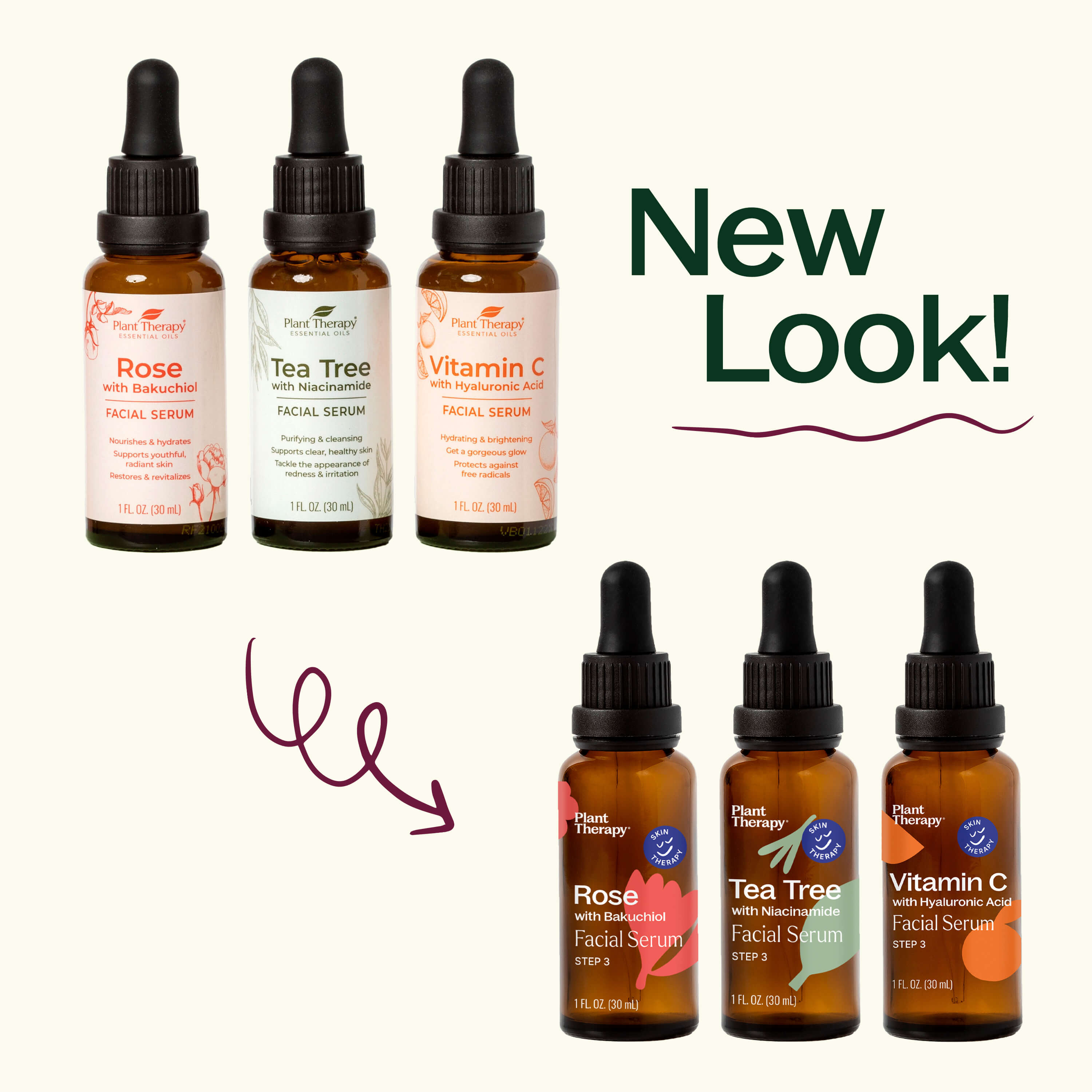 Facial Serum Trio Set by Plant Therapy
