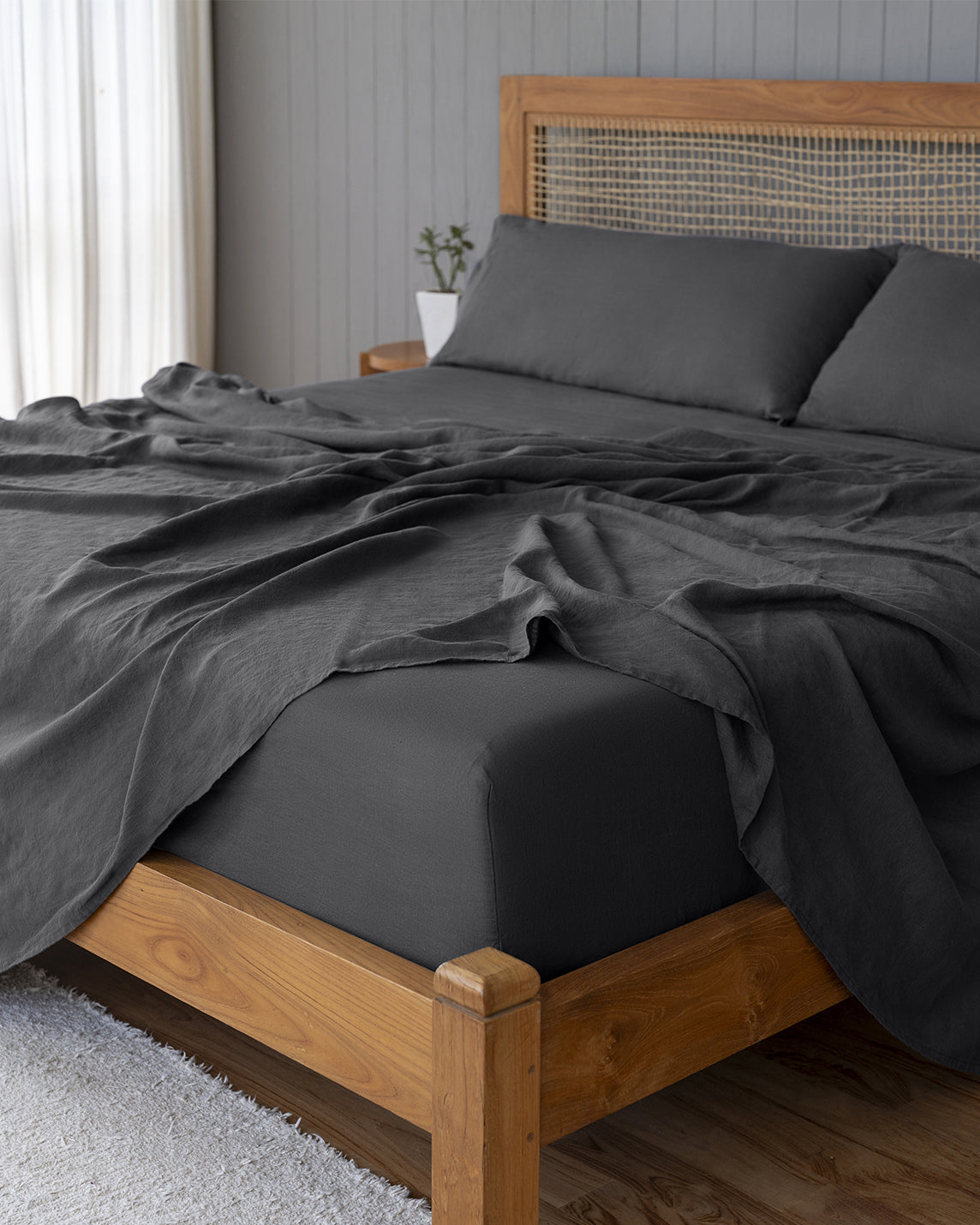 Stonewashed Linen Sheets
