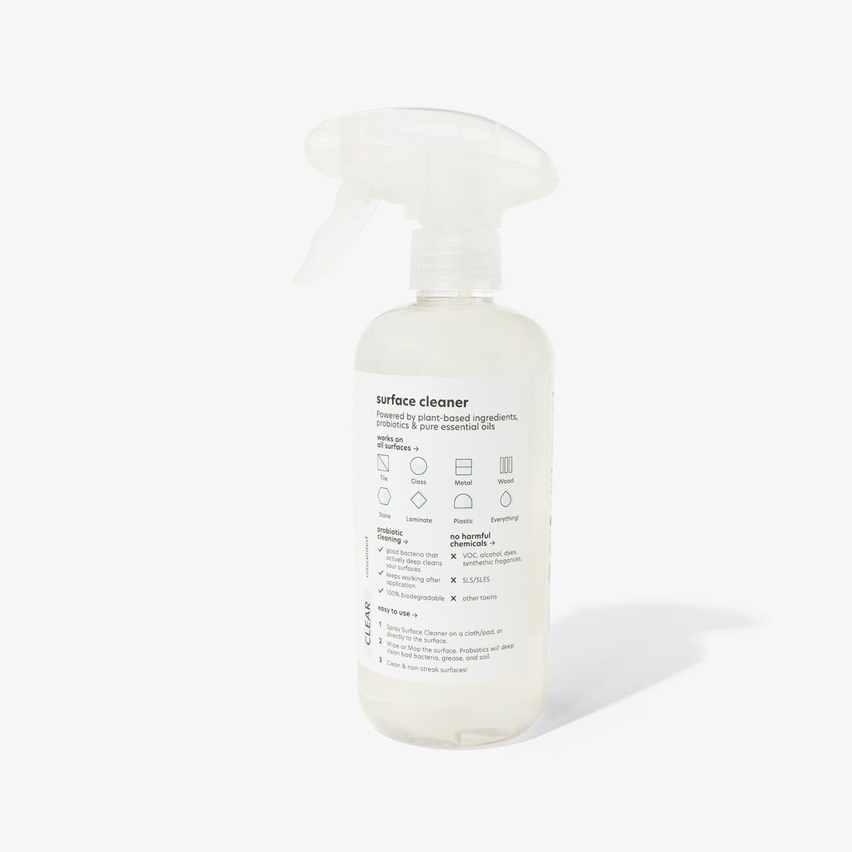 Surface Cleaner + Refill (Plastic Bottle) by Everneat