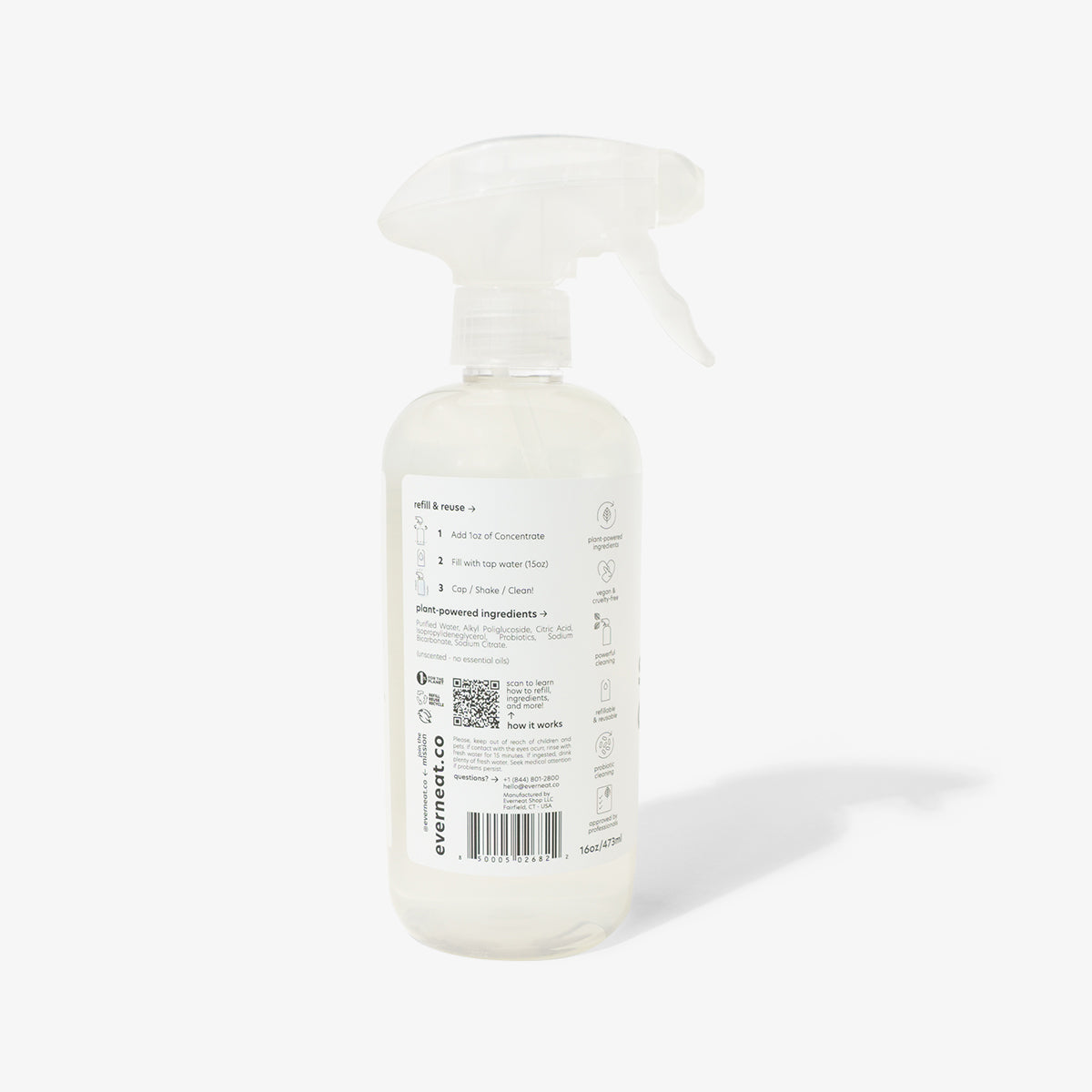 Surface Cleaner + Refill (Plastic Bottle) by Everneat