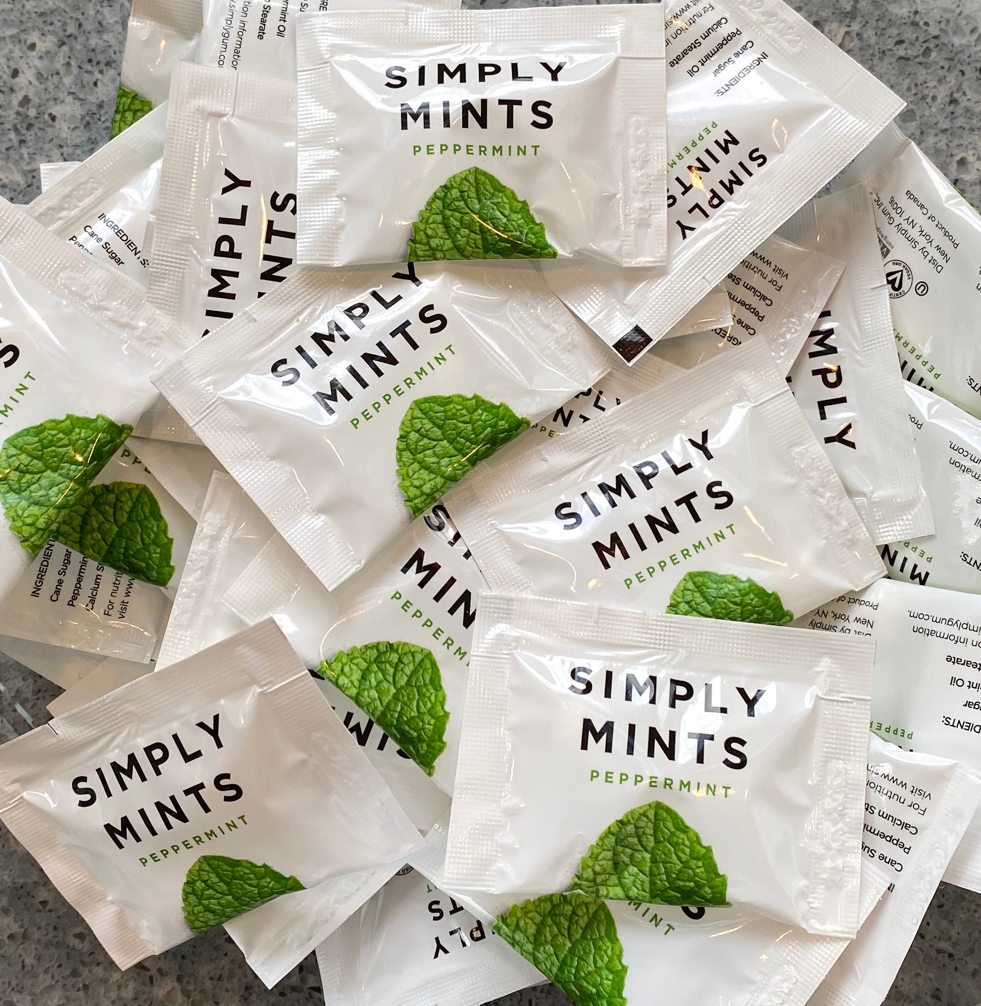 SIMPLY MINTS POUCHES- PEPPERMINT