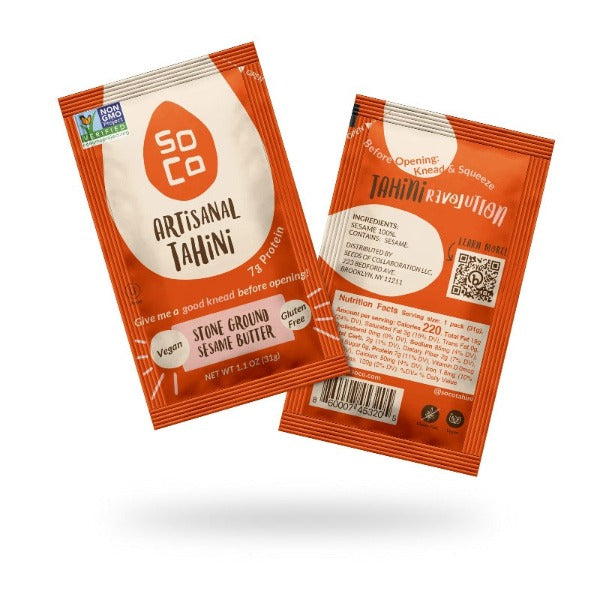 Squeeze Packs: Artisanal Tahini (Box of 10) by eatsoco