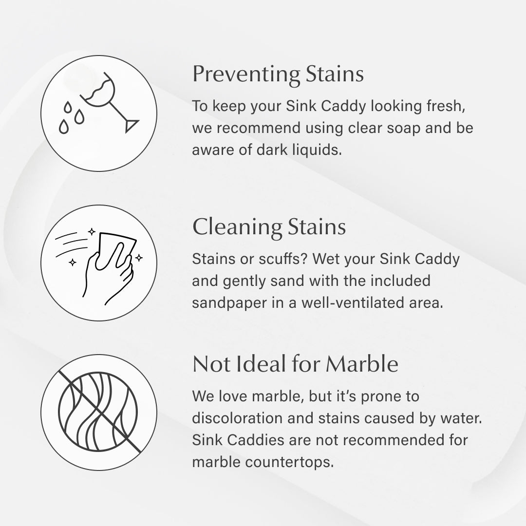 Sink Caddy 2-Pack Bundle by Dorai Home | Quick-Drying Home Essentials