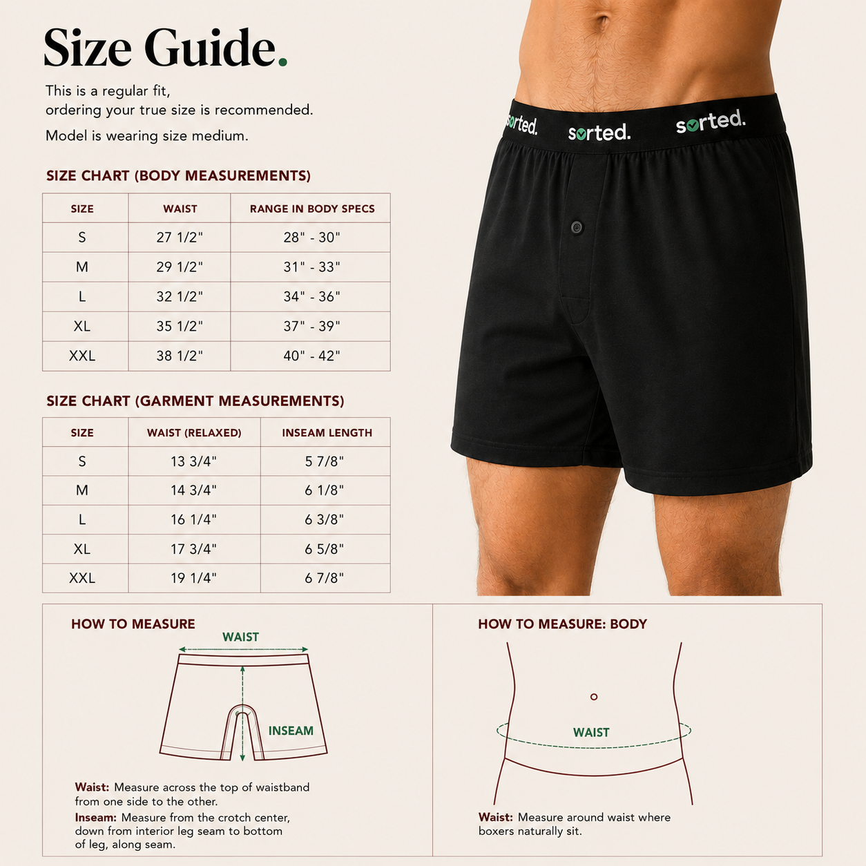 100% Organic Cotton Boxers