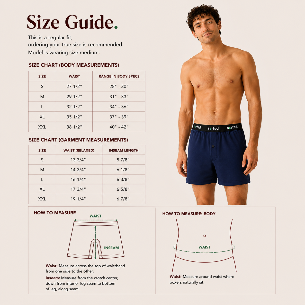 100% Organic Cotton Boxers