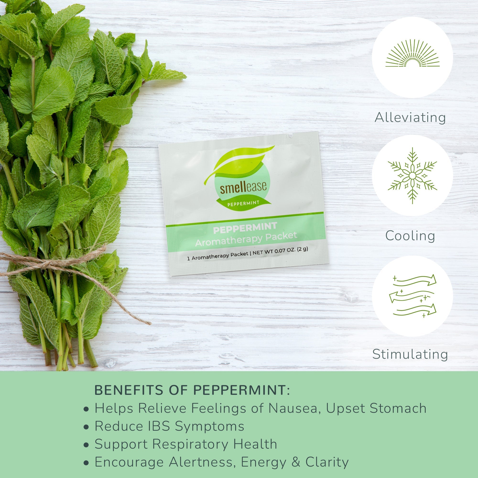 Peppermint Aromatherapy Packet 25 Count Box by Plant Therapy
