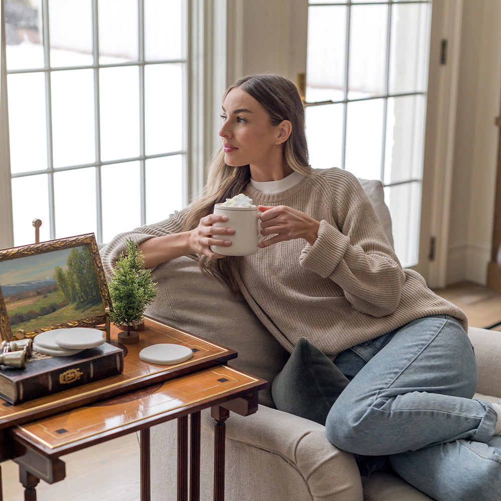 Stone Coaster Set by Dorai Home | Quick-Drying Home Essentials