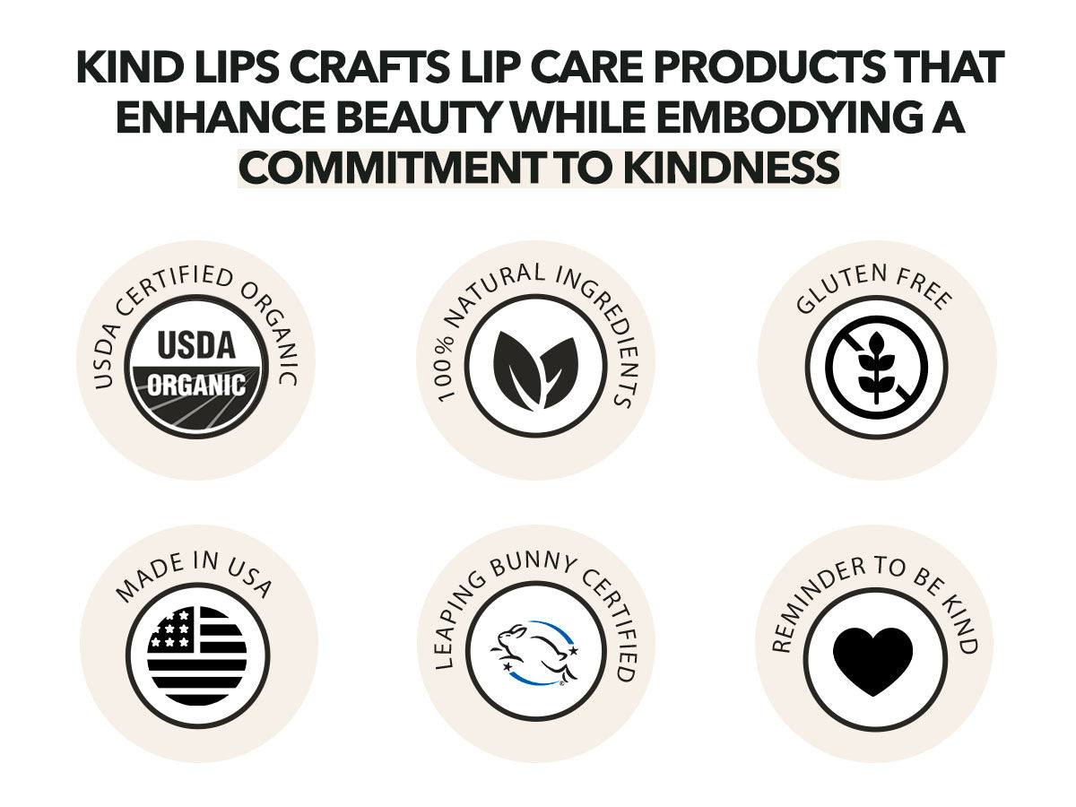 Vanilla Lemon Organic Lip Balm by Kind Lips