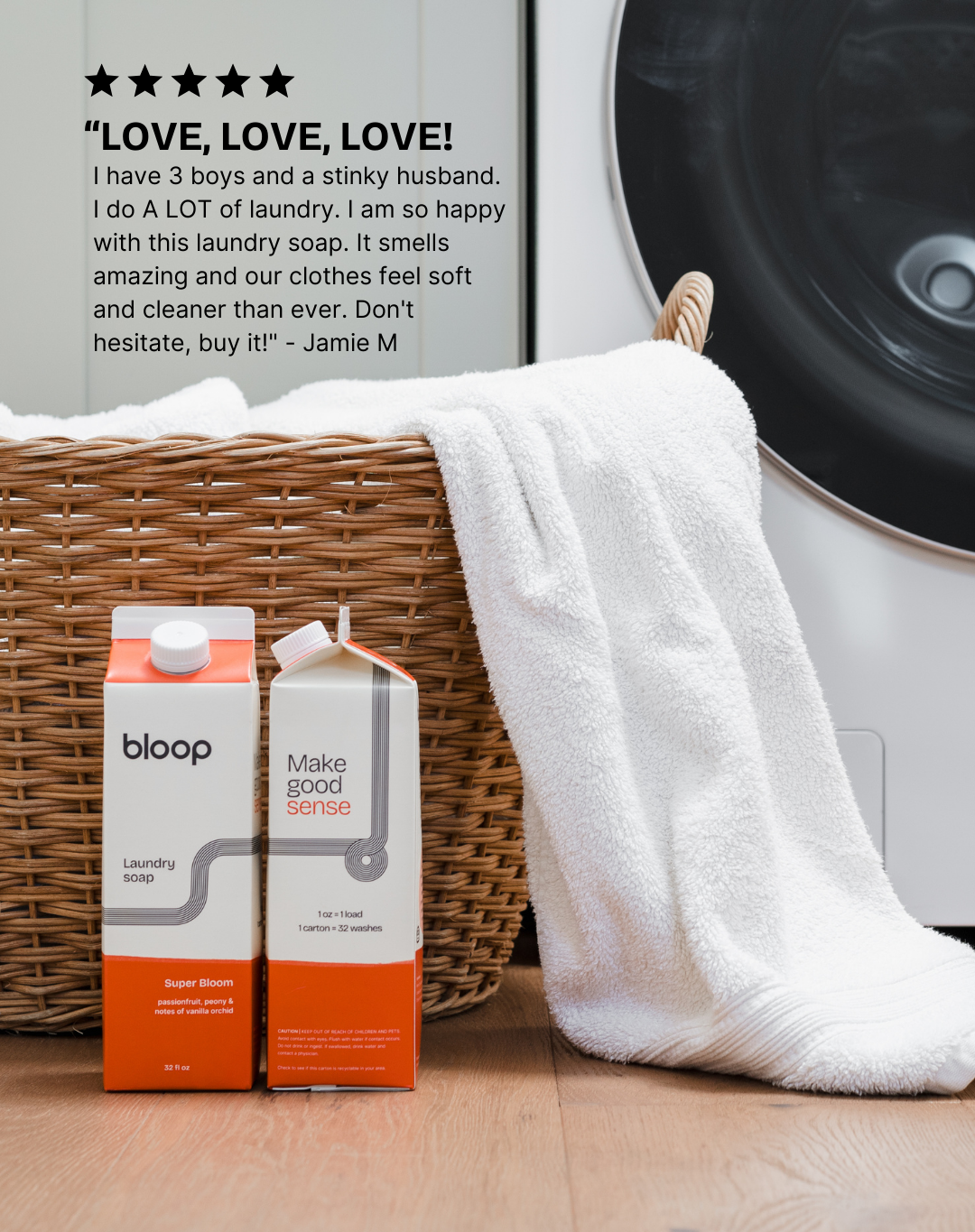 Super Bloom Natural Laundry Soap by Bloop