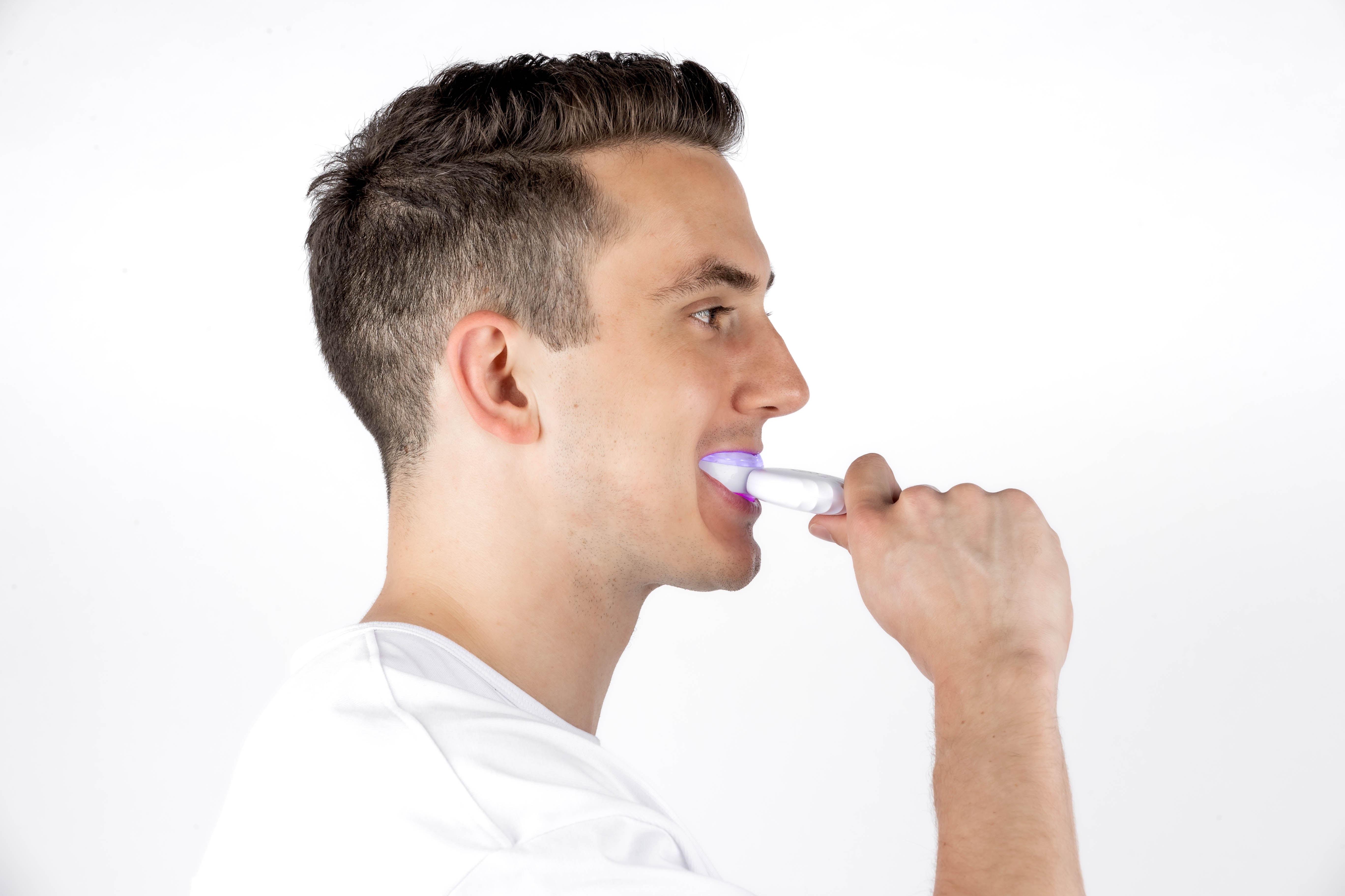 Guardian+ Oral Device with Patent-Pending Blue & Red/NIR Light for Teeth Whitening & Oral Health