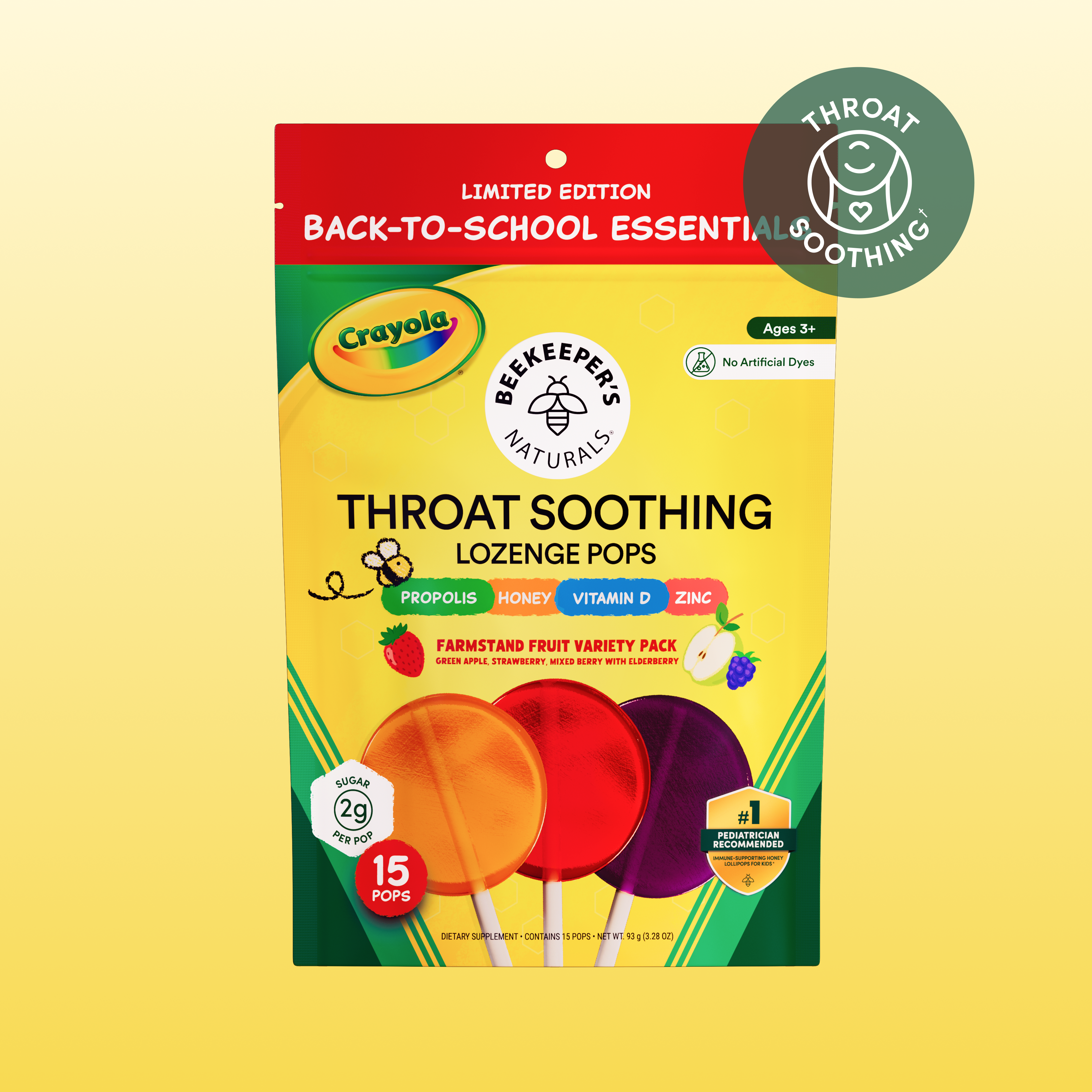 Limited Edition: Crayola x BKN Throat Soothing Lozenge Pops