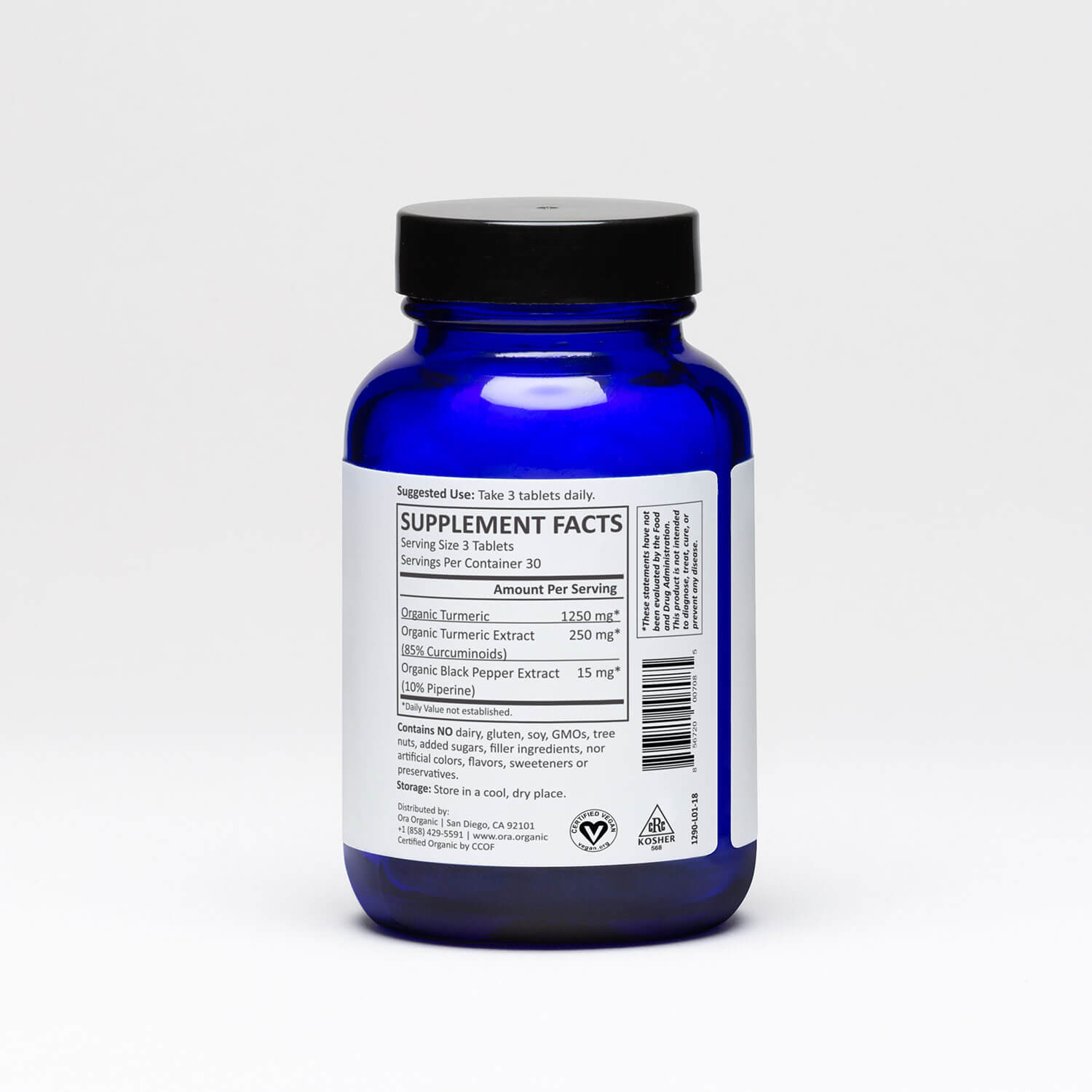 Organic Turmeric Curcumin Pills