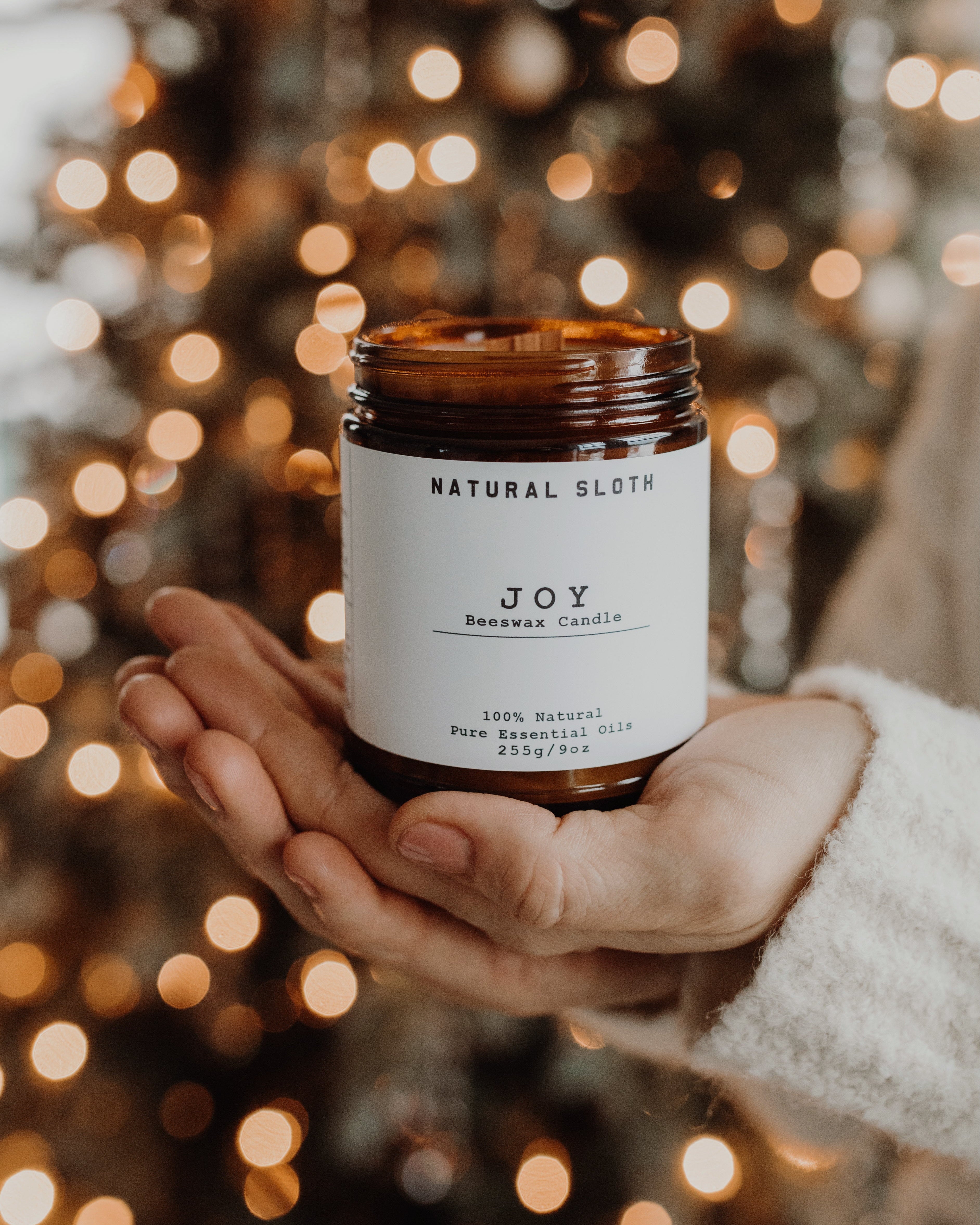 Joy Beeswax Candles