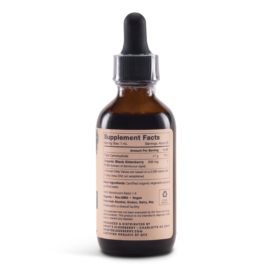 Elderberry Daily Defense Tincture - Organic