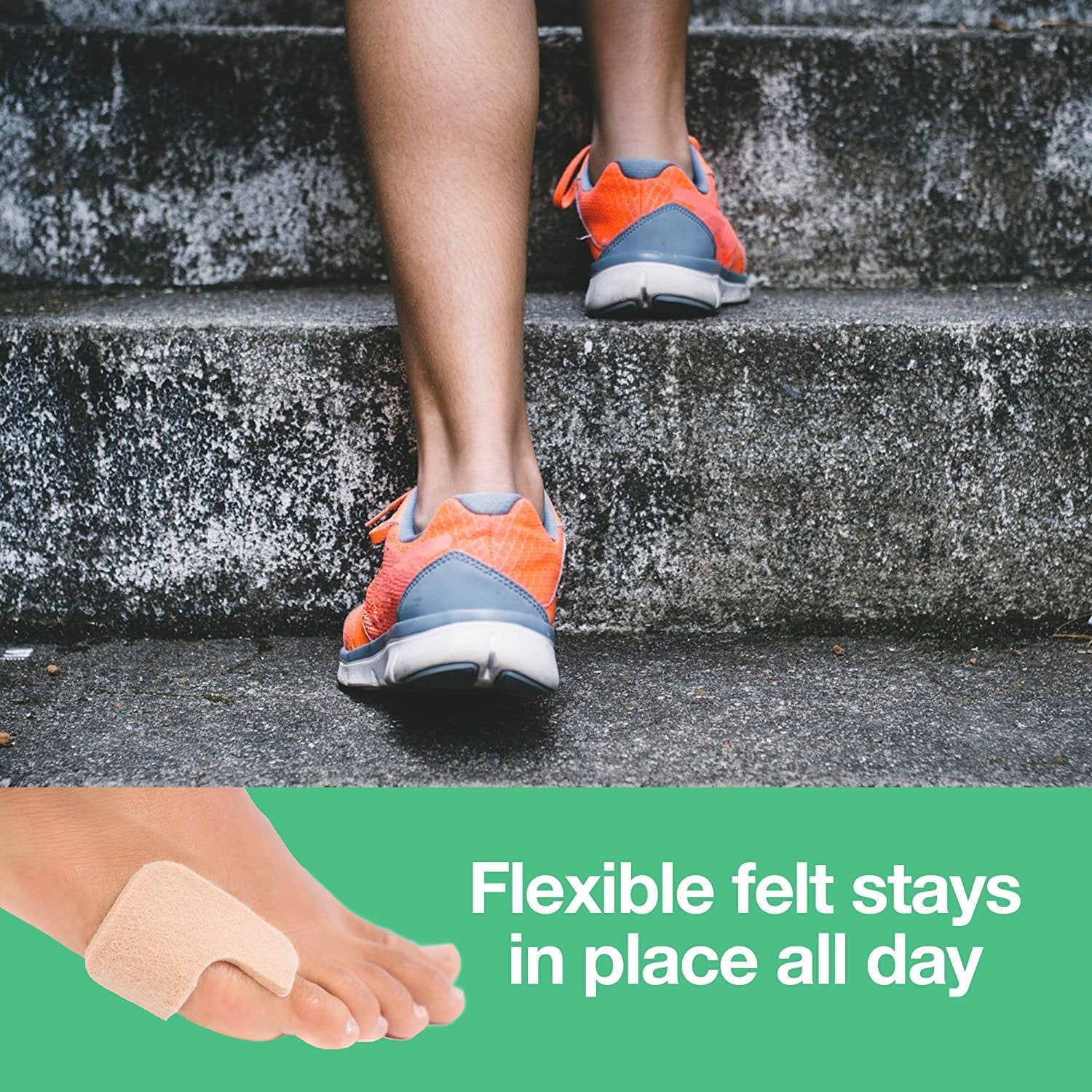 U-Shaped Felt Moleskin Callus Pads by ZenToes