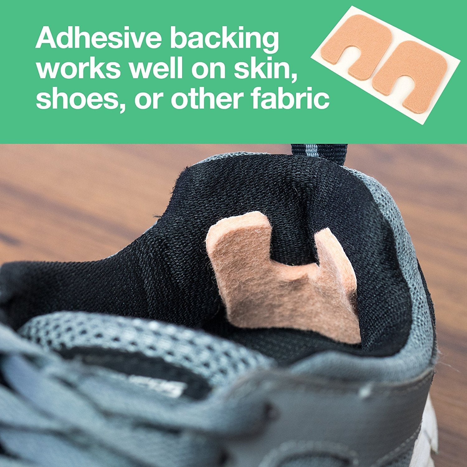 U-Shaped Felt Moleskin Callus Pads by ZenToes