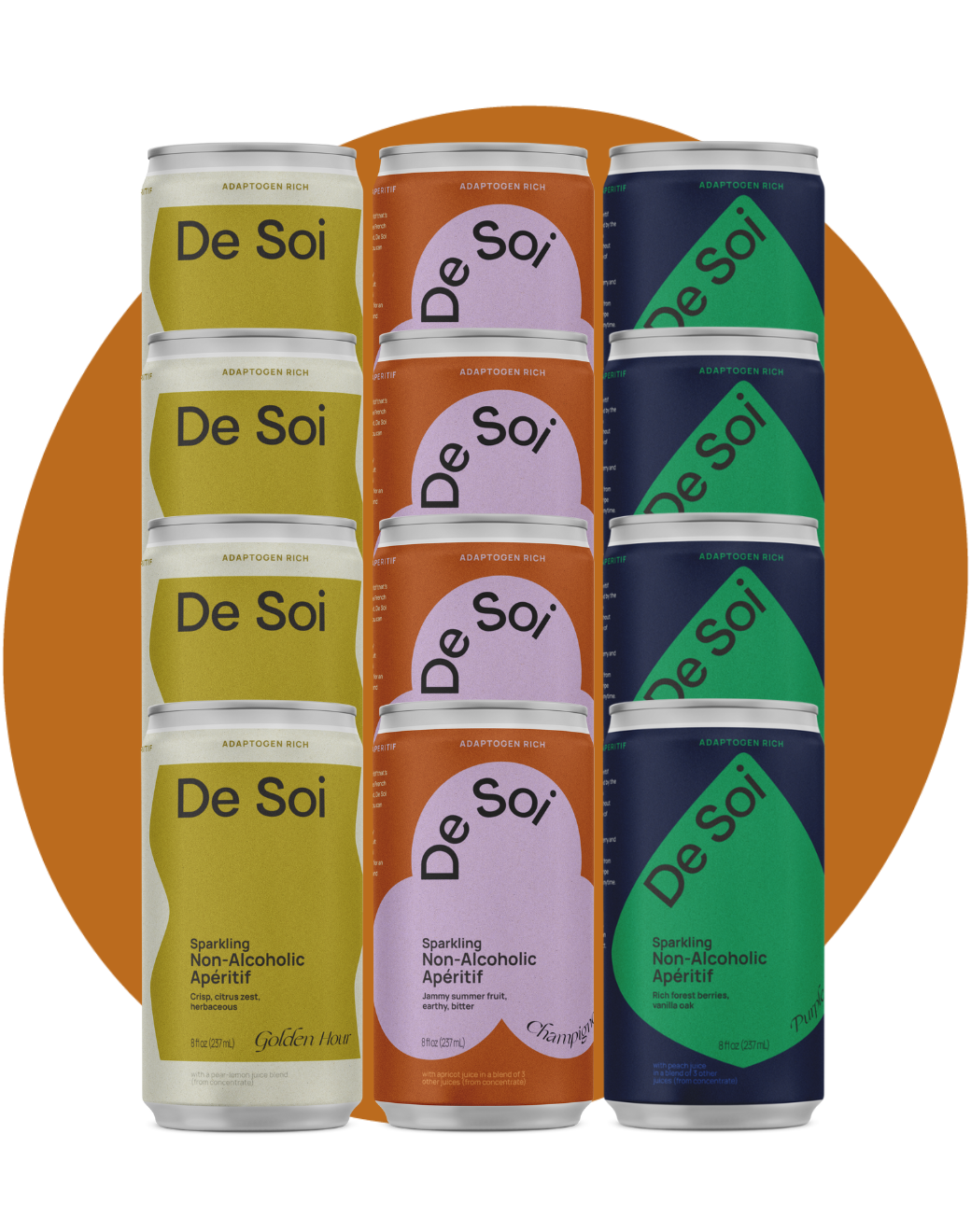 De Soi Variety Pack Cans by Farm2Me