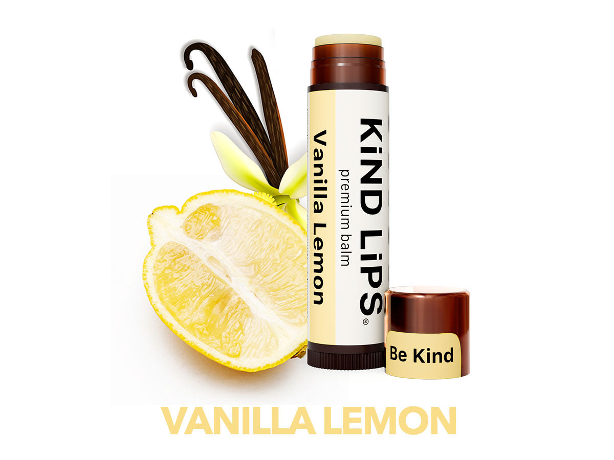 Vanilla Lemon Organic Lip Balm by Kind Lips