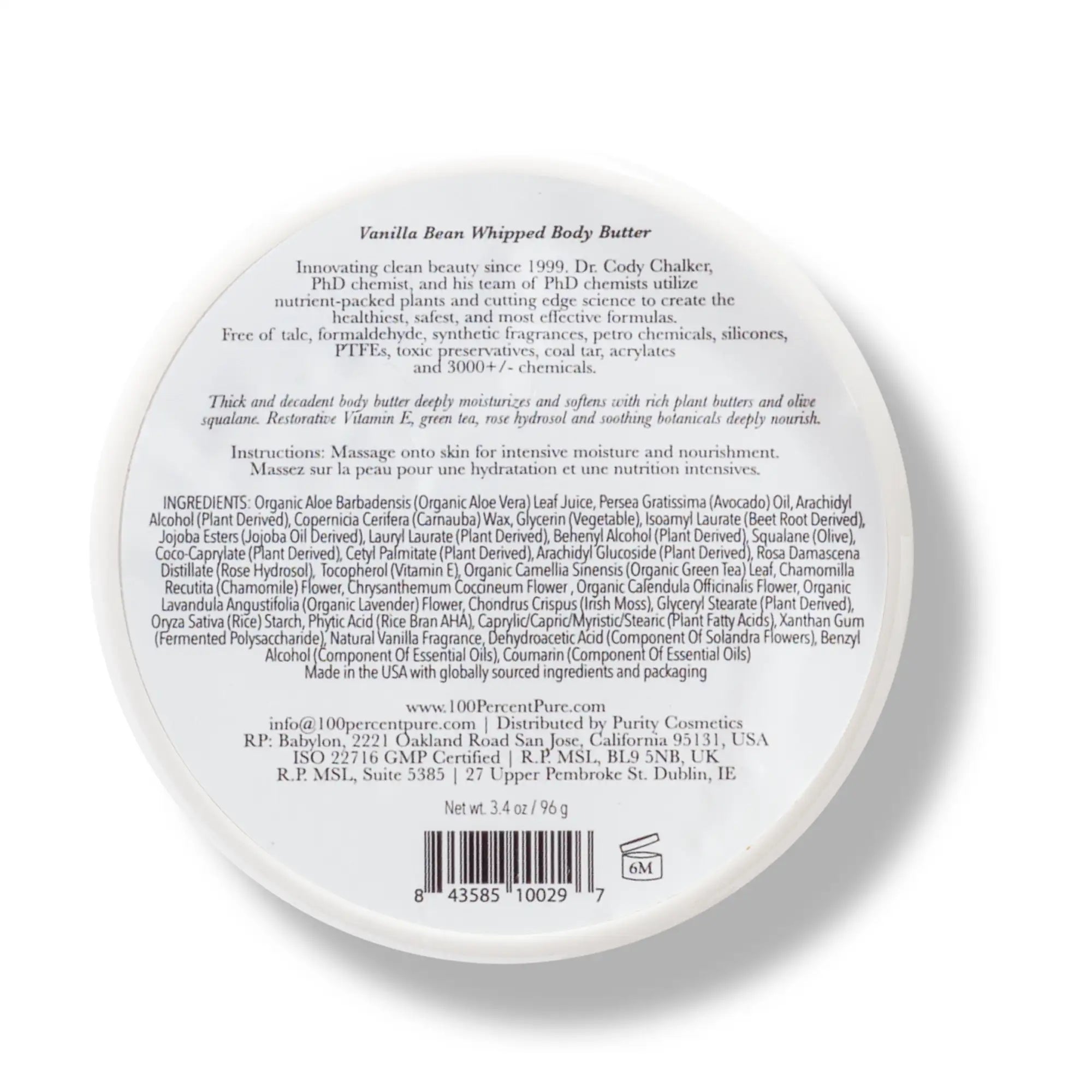 Vanilla Bean Whipped Body Butter
