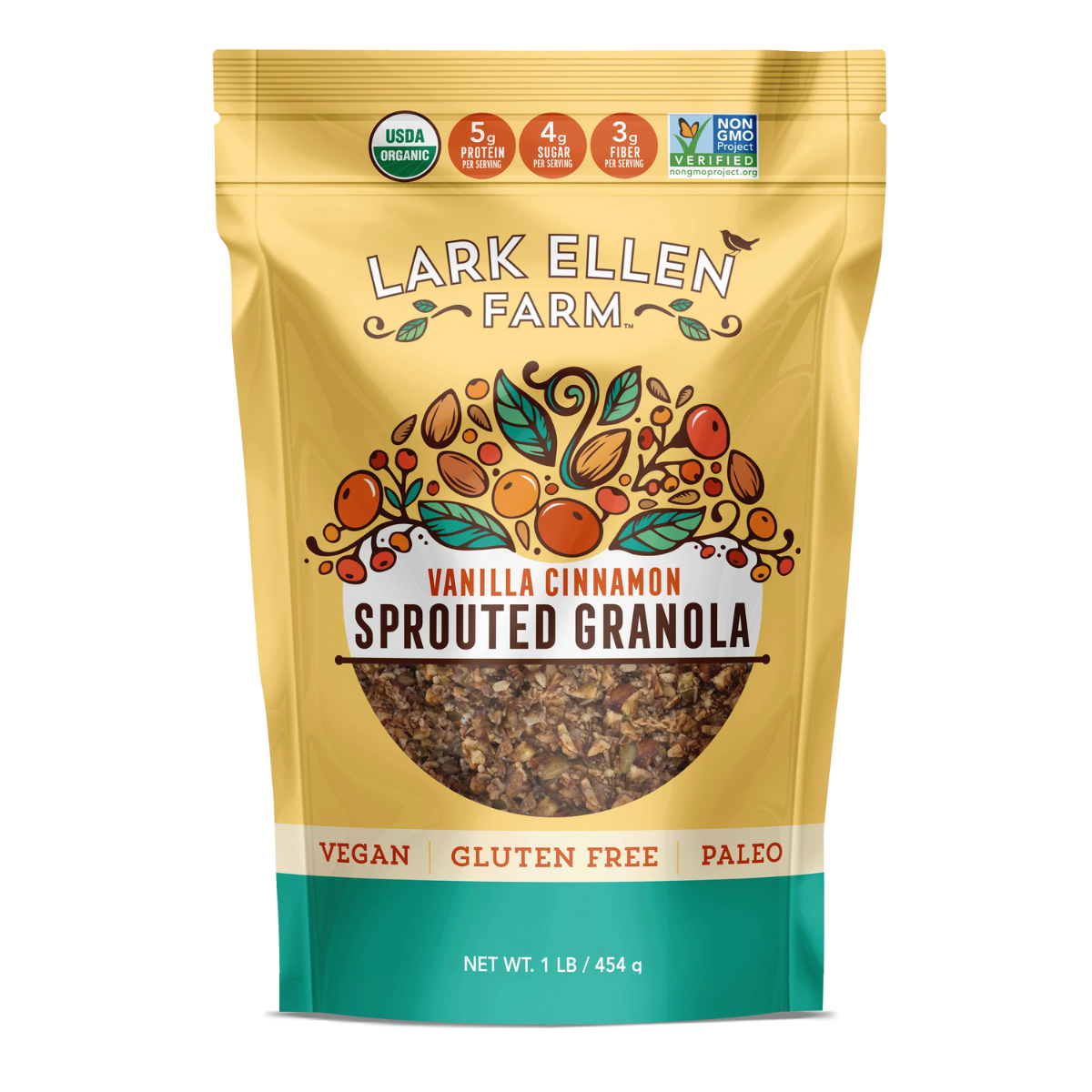 Vanilla Cinnamon Sprouted Granola (Grain-Free)