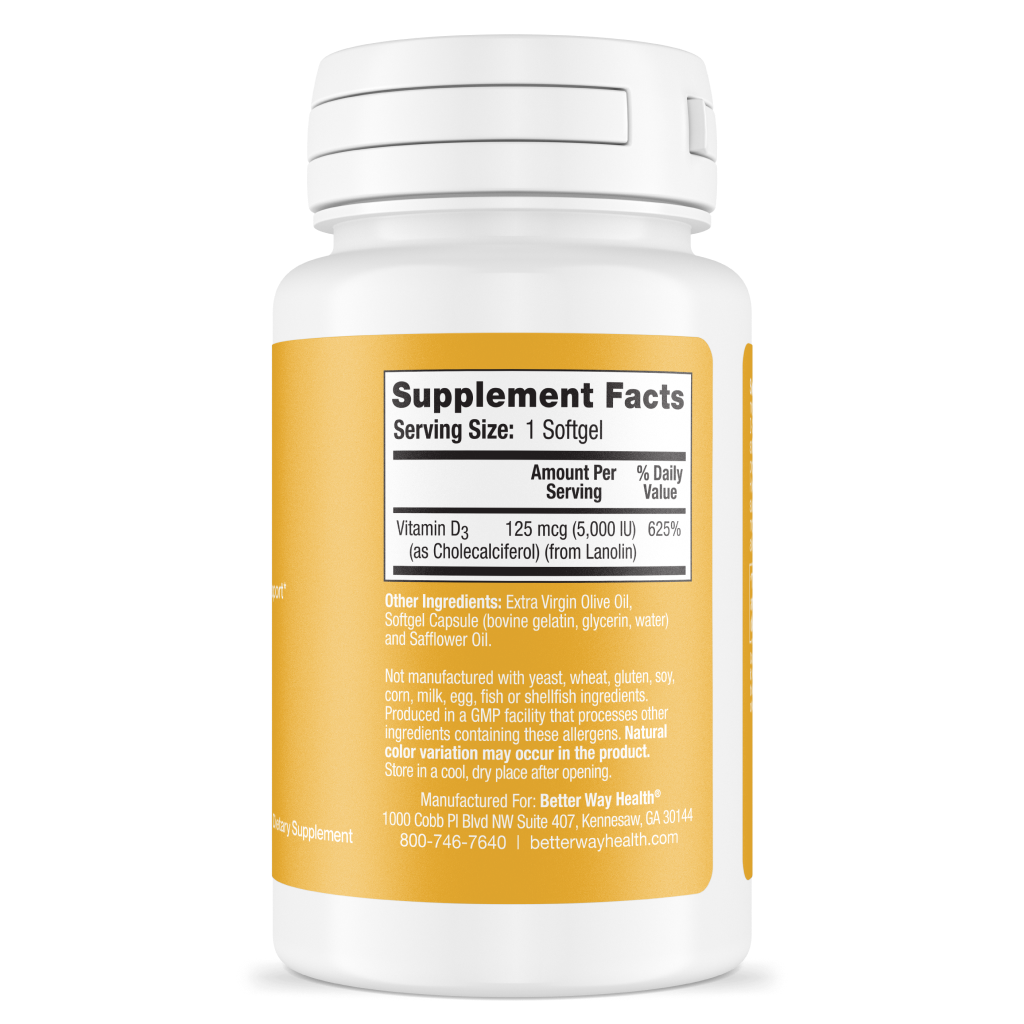 Vitamin D3 by Better Way Health