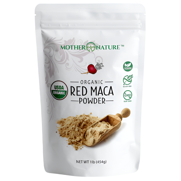 Red Maca Powder by Mother Nature Organics