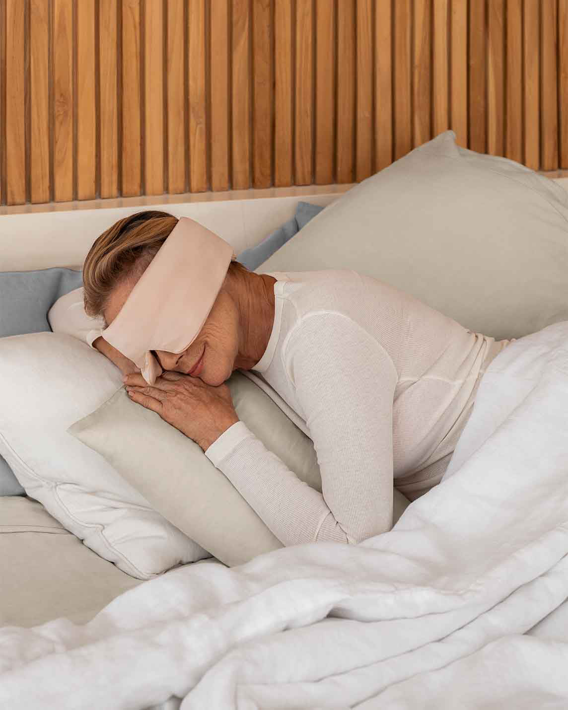 Weighted Silk Sleep Stone Mask