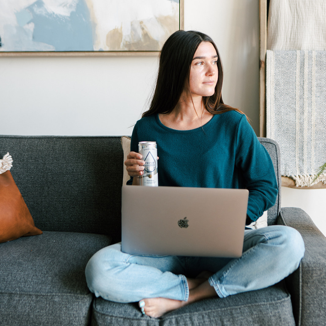 Sparkling Spring Water Cans by PROUD SOURCE WATER