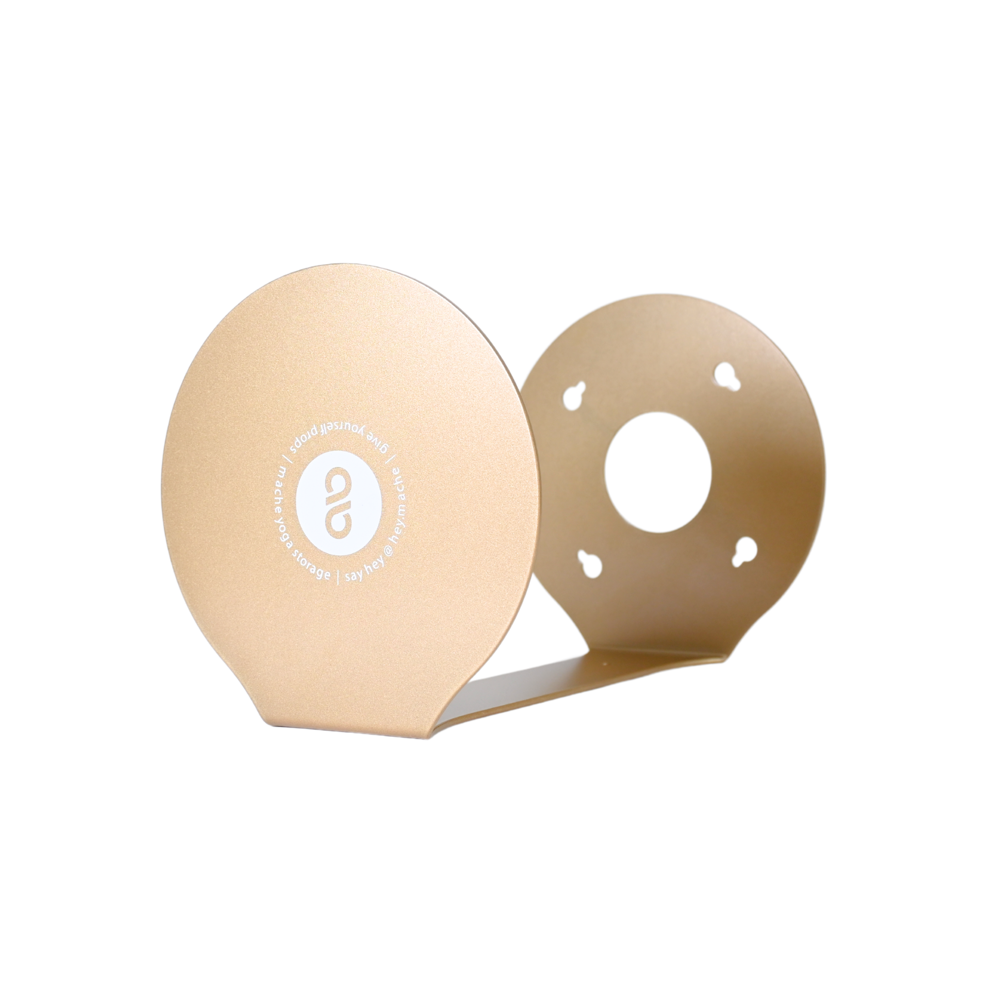 Yoga Block Wall Bracket | Gold by Mache