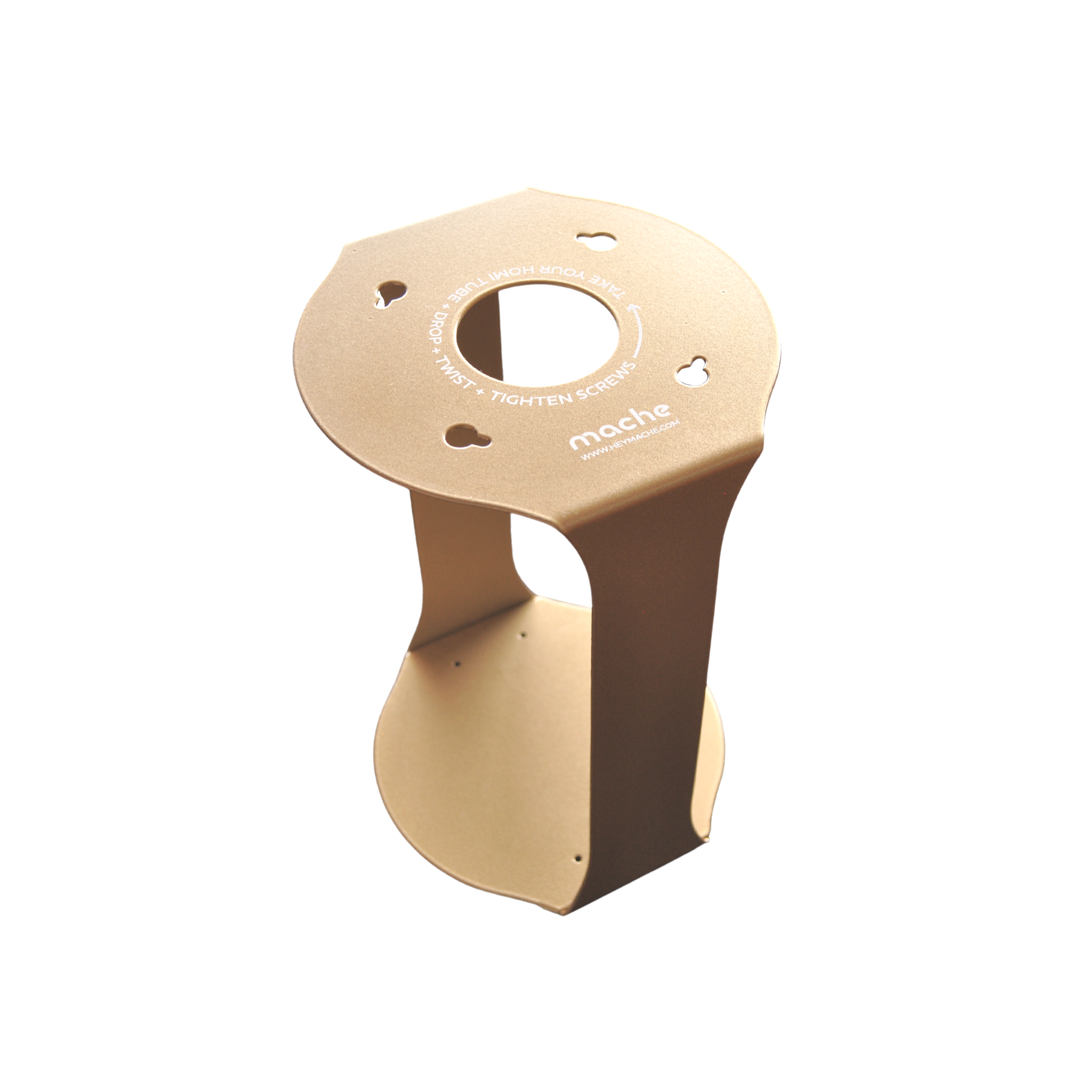 Yoga Block Floor Stand | Gold by Mache