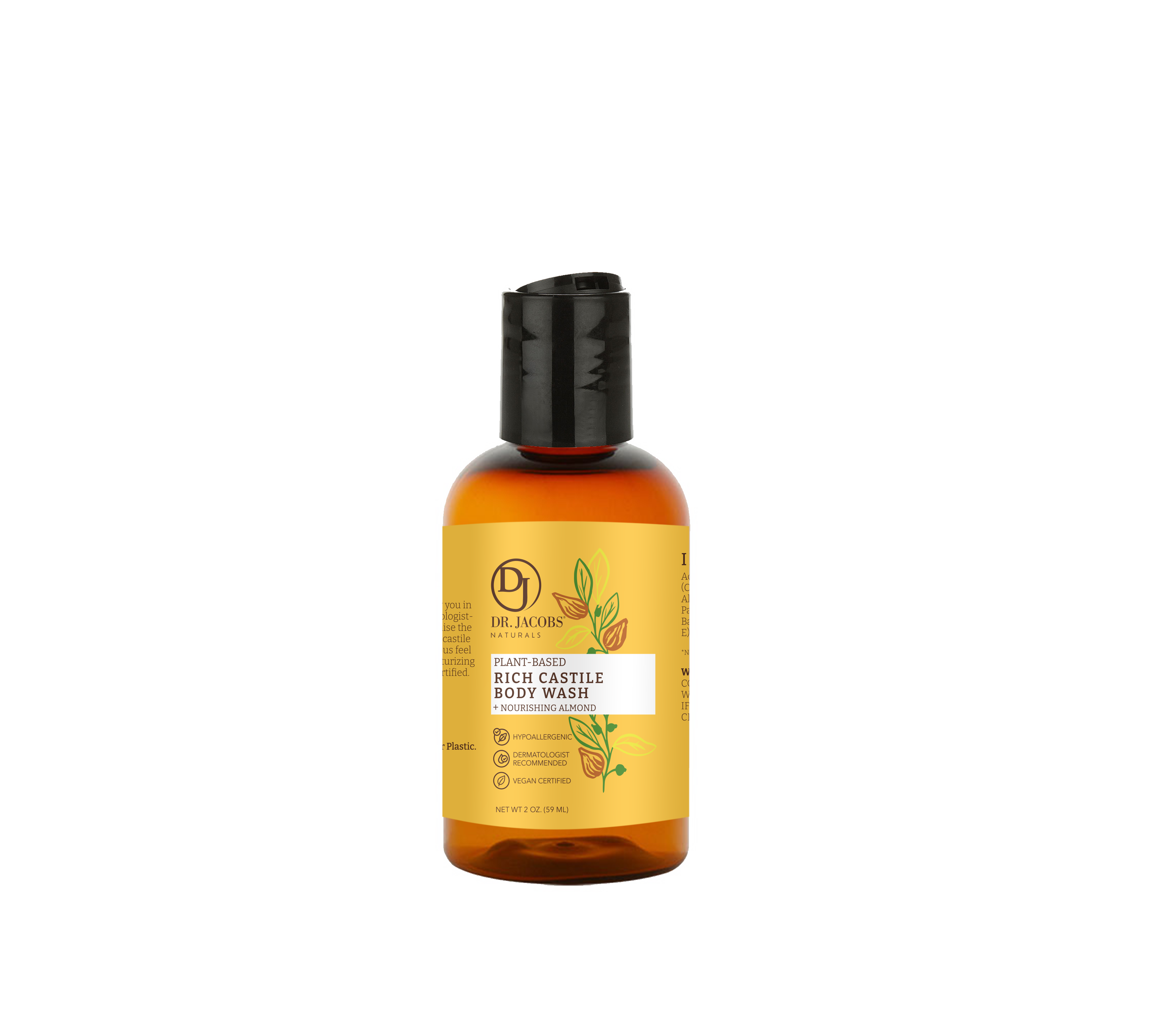 Almond Castile Body Wash by Dr. Jacobs Naturals
