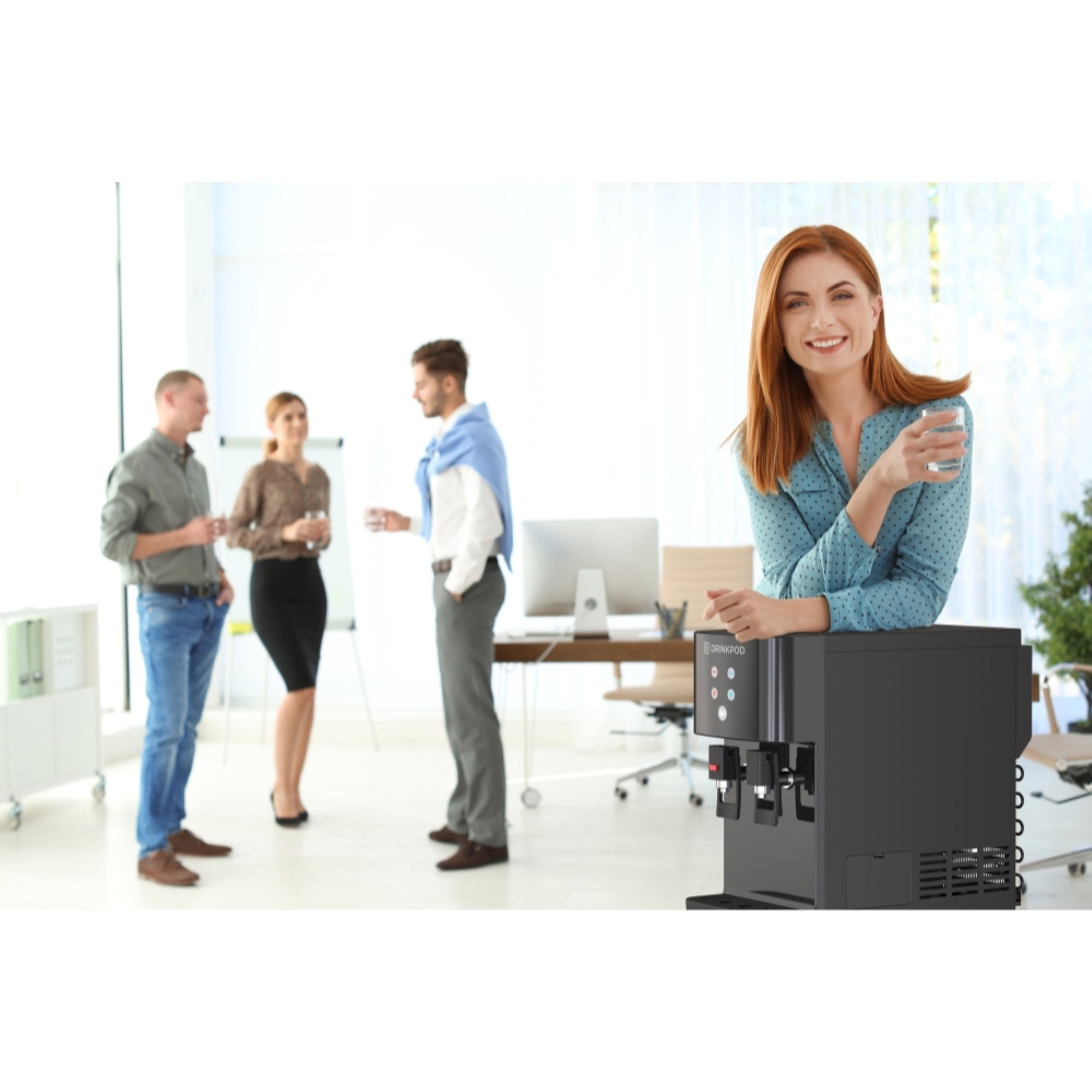 Drinkpod 2000 Pro Series - Countertop 4 Stage Water Purifier (Hot & Cold) by Drinkpod