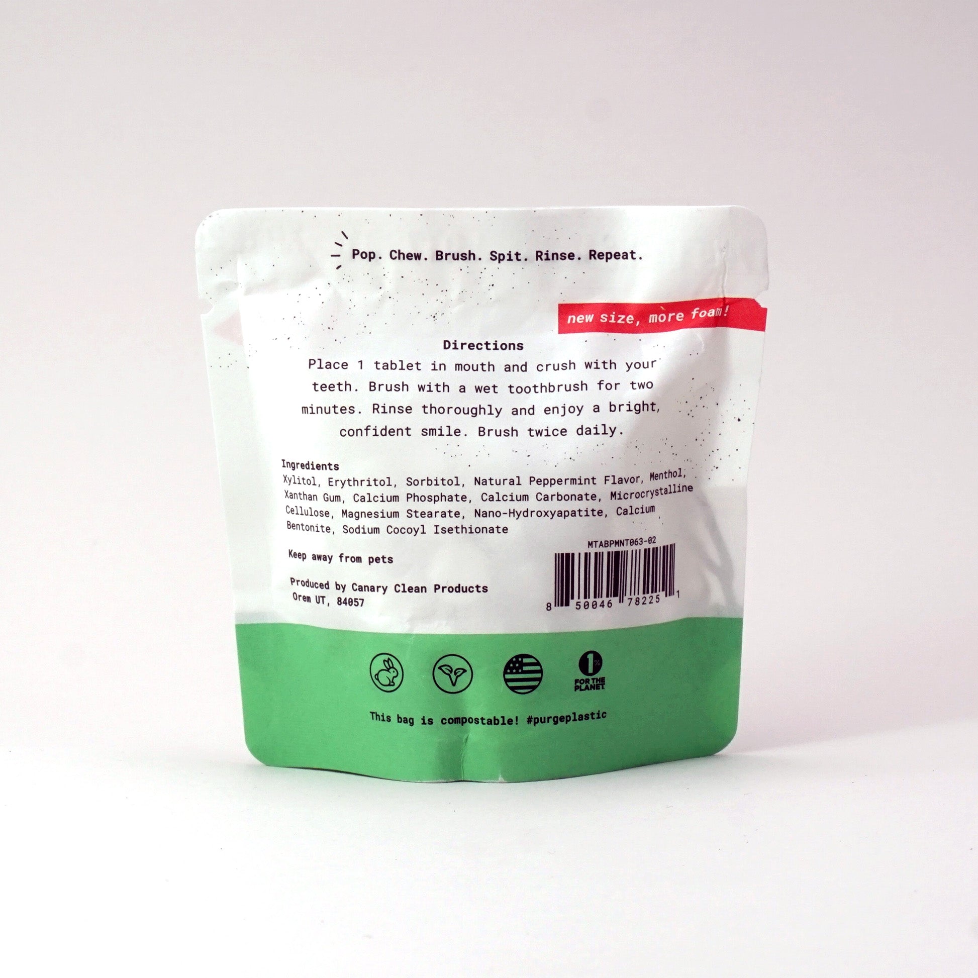 Peppermint Toothpaste Tablets by Canary