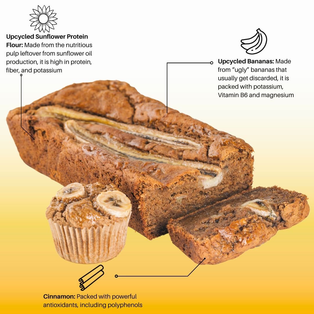 Bake Me Healthy Banana Bread & Muffin Plant-Based Baking Mix Case - 6 Bags by Farm2Me