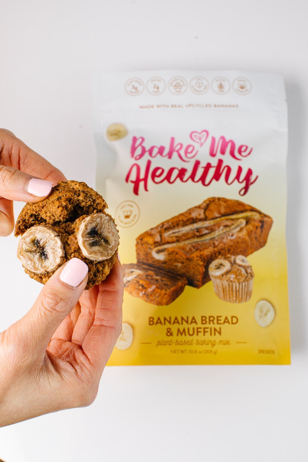 Bake Me Healthy Banana Bread & Muffin Plant-Based Baking Mix Case - 6 Bags by Farm2Me