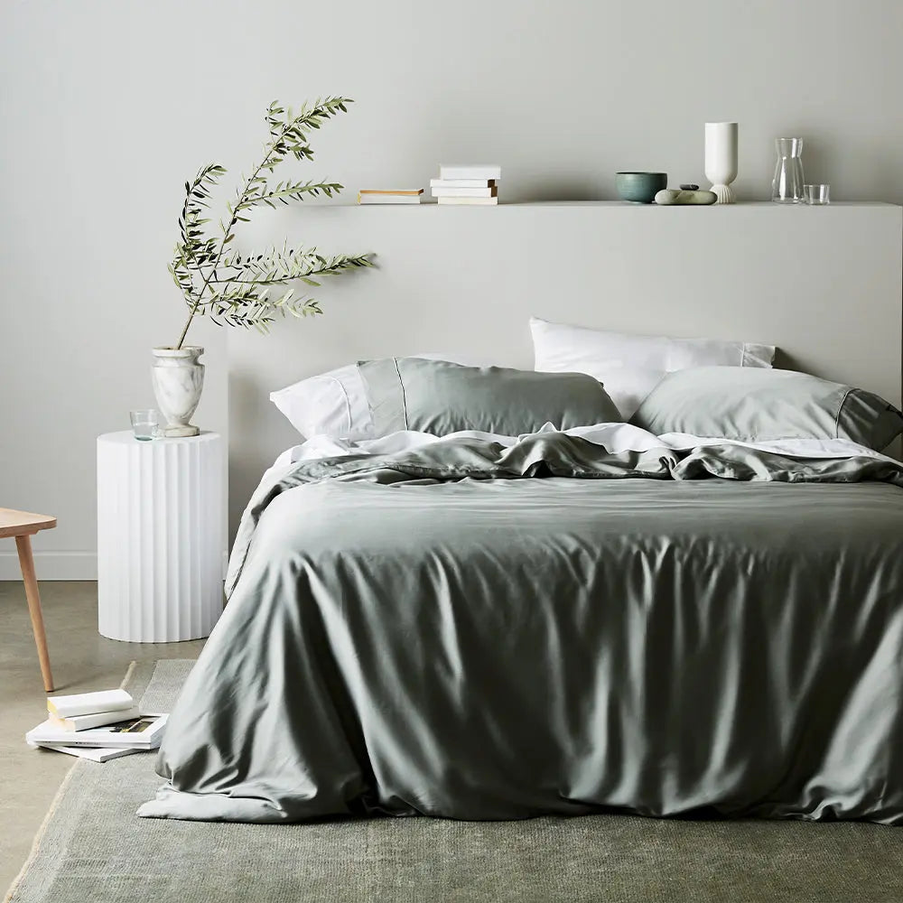 CleanBamboo® Signature Sateen Duvet Cover by ettitude