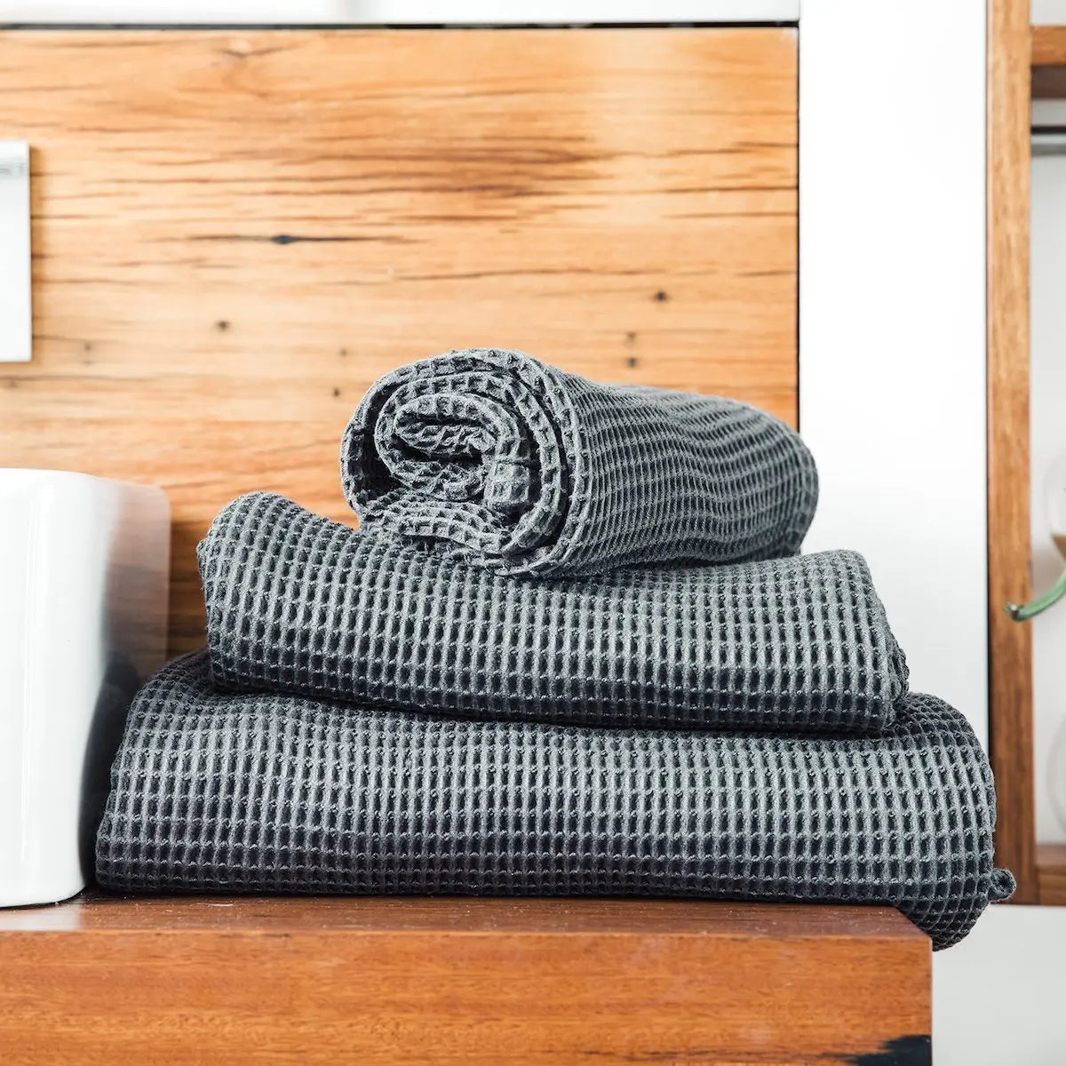 CleanBamboo® Waffle Towel Set by ettitude