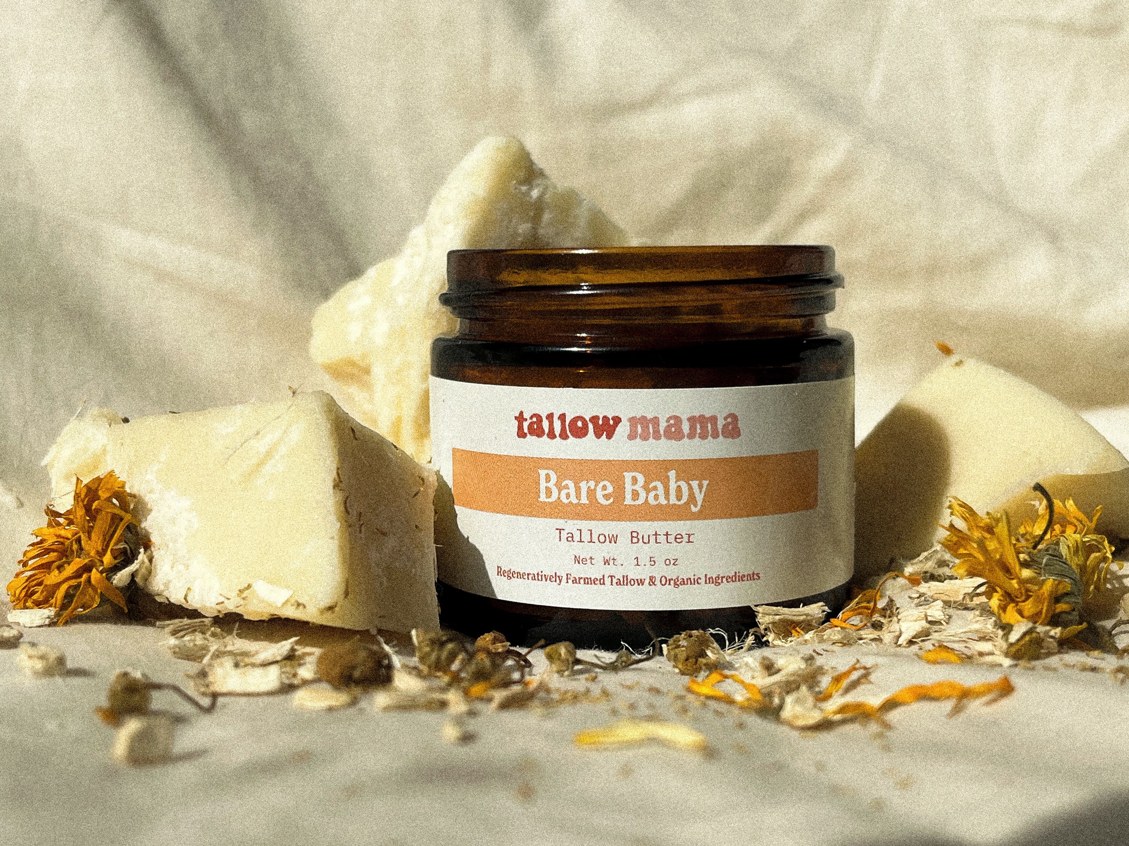Bare Baby Tallow Butter - Natural Eczema & Diaper Rash Relief